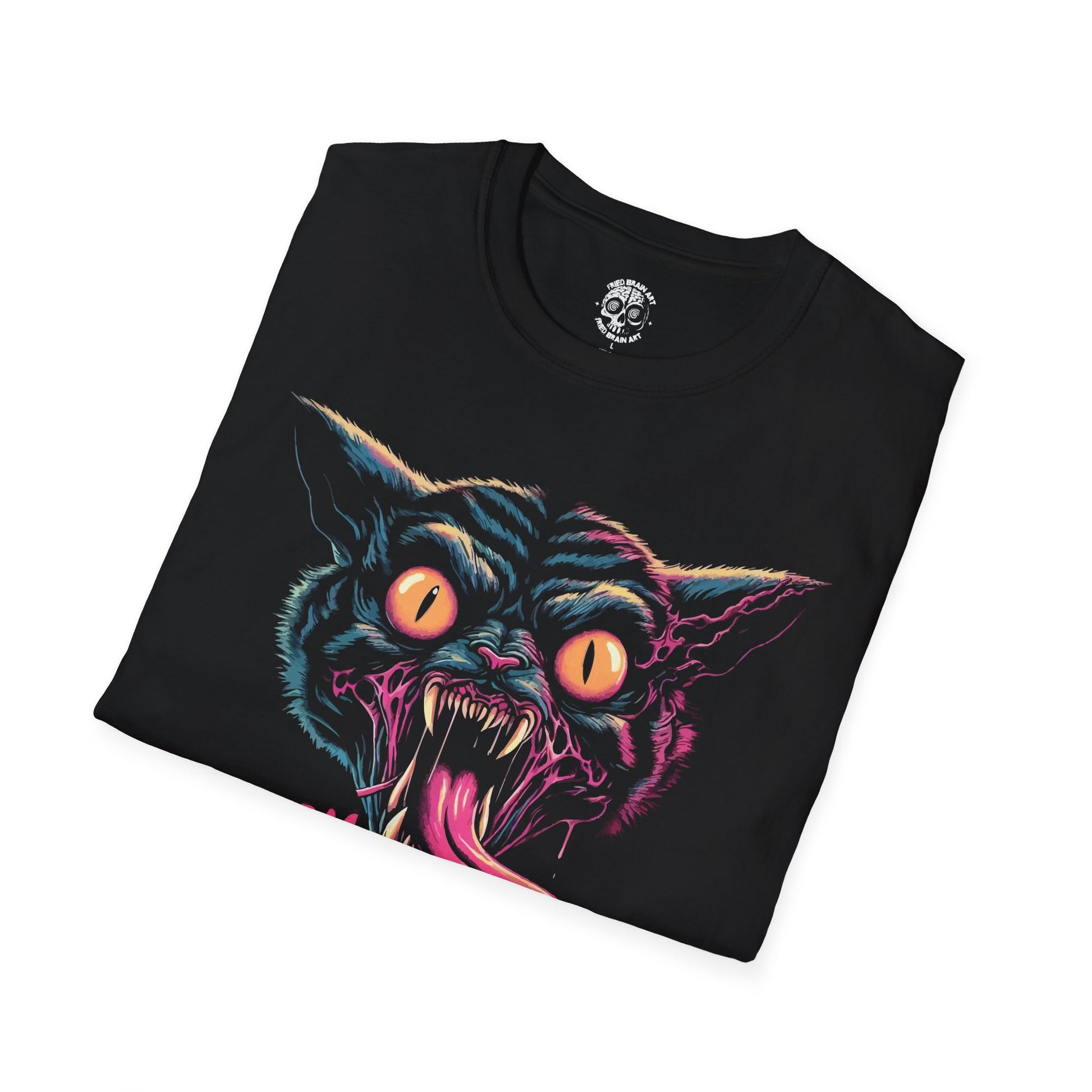 Gothic Cat T-Shirt | From Hell Graphic Tee, Unisex T-Shirt, Halloween Apparel, Gift for Cat Lovers, Edgy Fashion