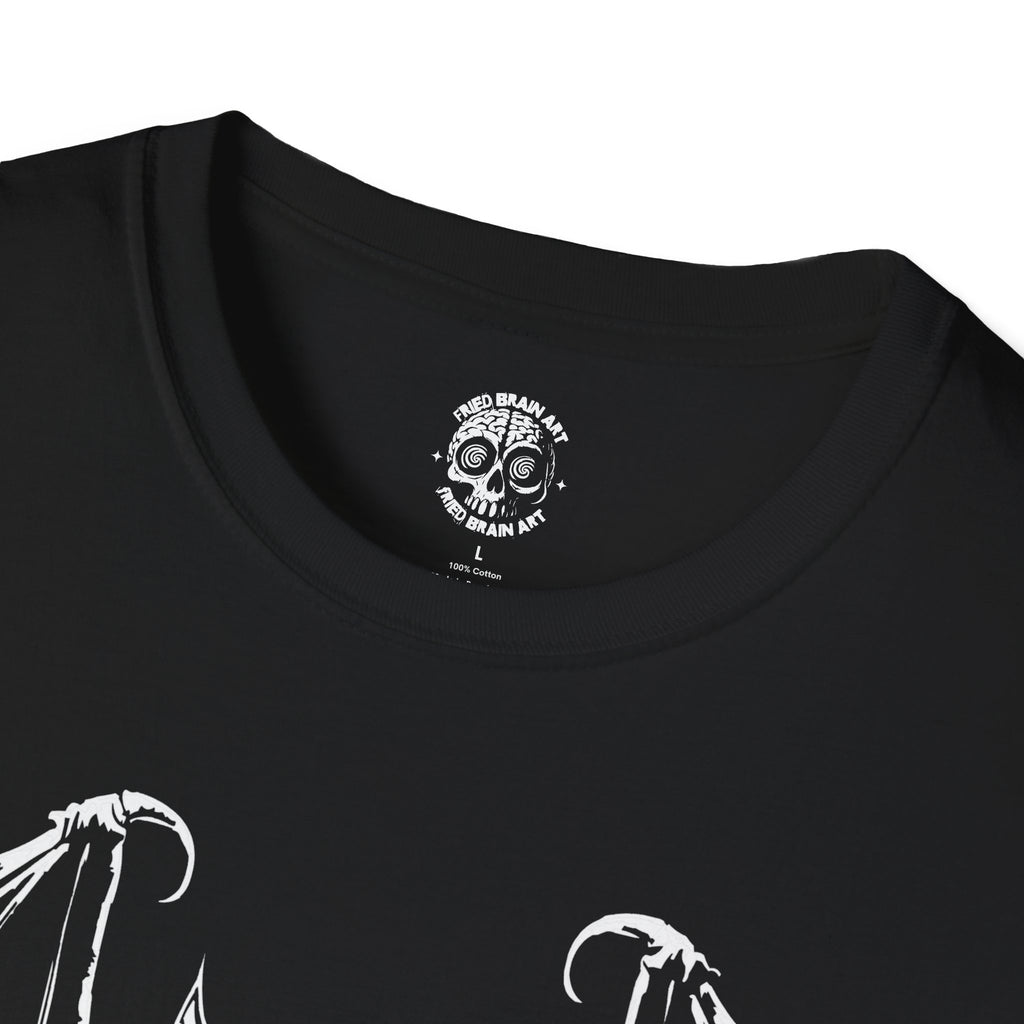 Bat T-Shirt, Vintage 90s Style Bat T-Shirt, Gothic Bat T-Shirt, Dark Art Horror T-Shirt