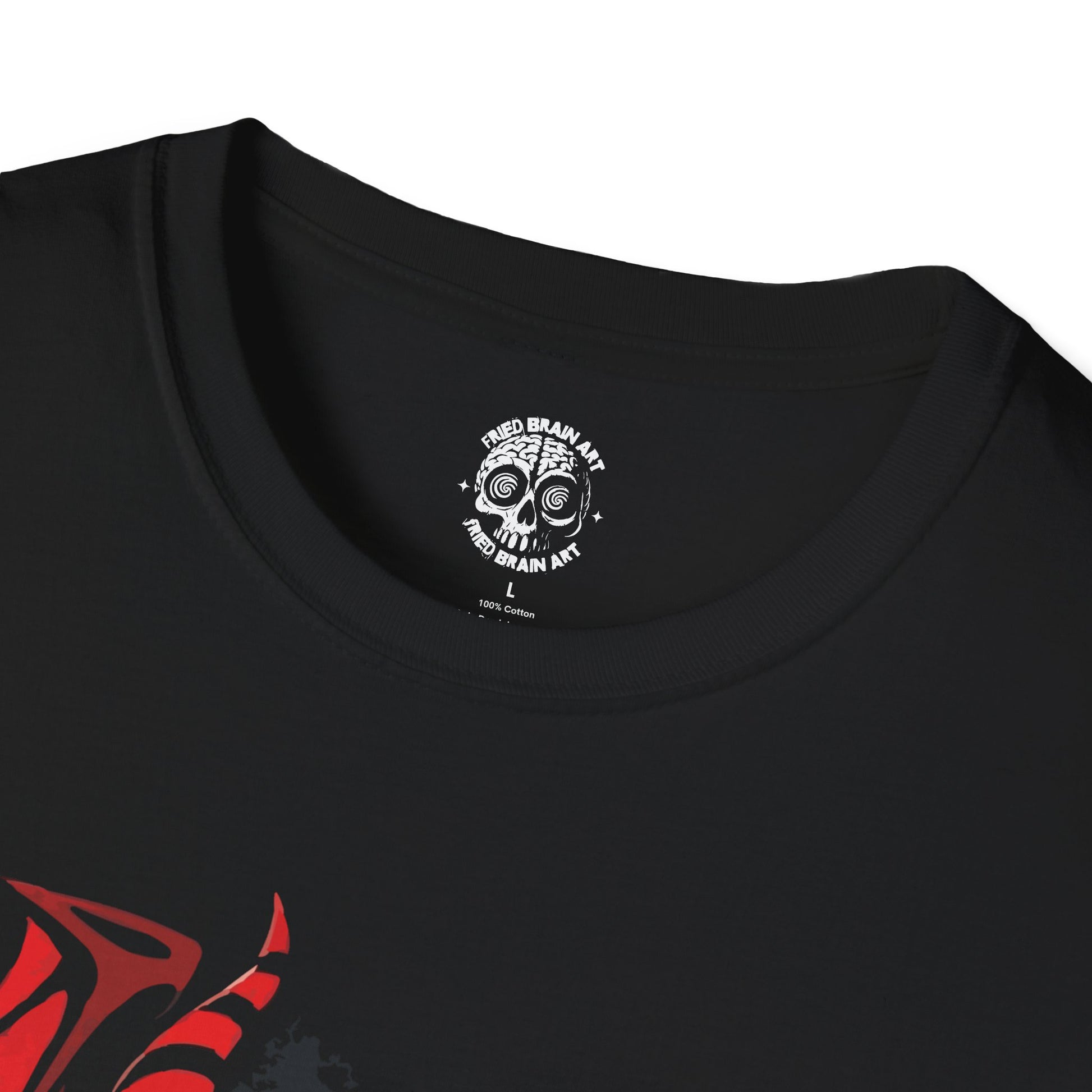 Devilish Charm Graphic T-Shirt | Halloween Costume Tee, Funny Demon T-Shirt, Cute Spooky Shirt, Funny Devil T-Shirt