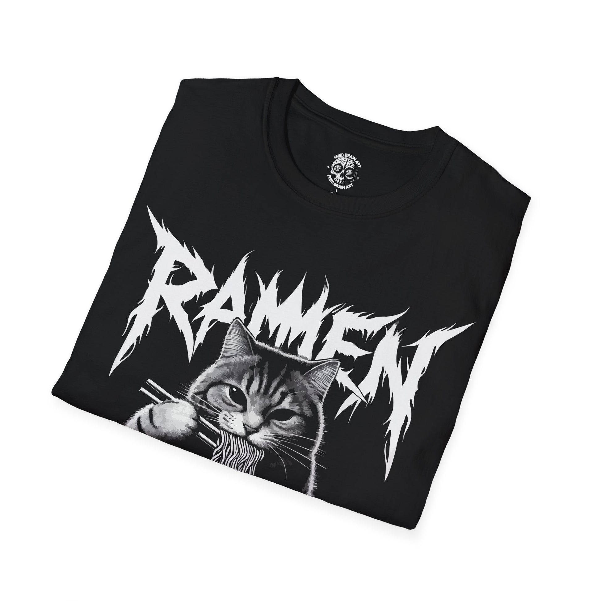 Cat Lover's Ramen T-Shirt, Ramen Cat T-Shirt | Cat Lover Gift, Kawaii Shirt, Alt Clothing, Anime Cat T-Shirt, Japanese Shirt, Foodies Shirt, Ramen Lover, Kitty Tee