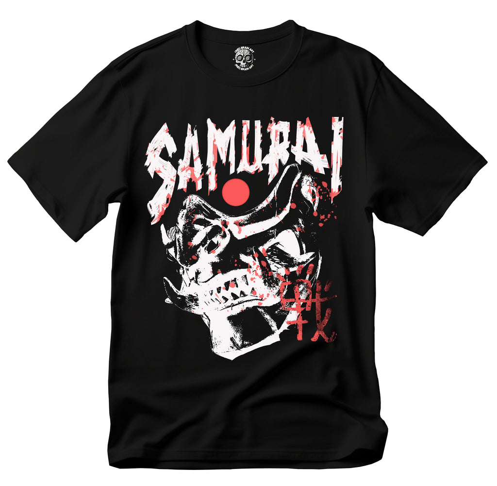 Samurai T-Shirt, Samurai Mask T-Shirt, Samurai Warrior T-Shirt, Japanese T-Shirt