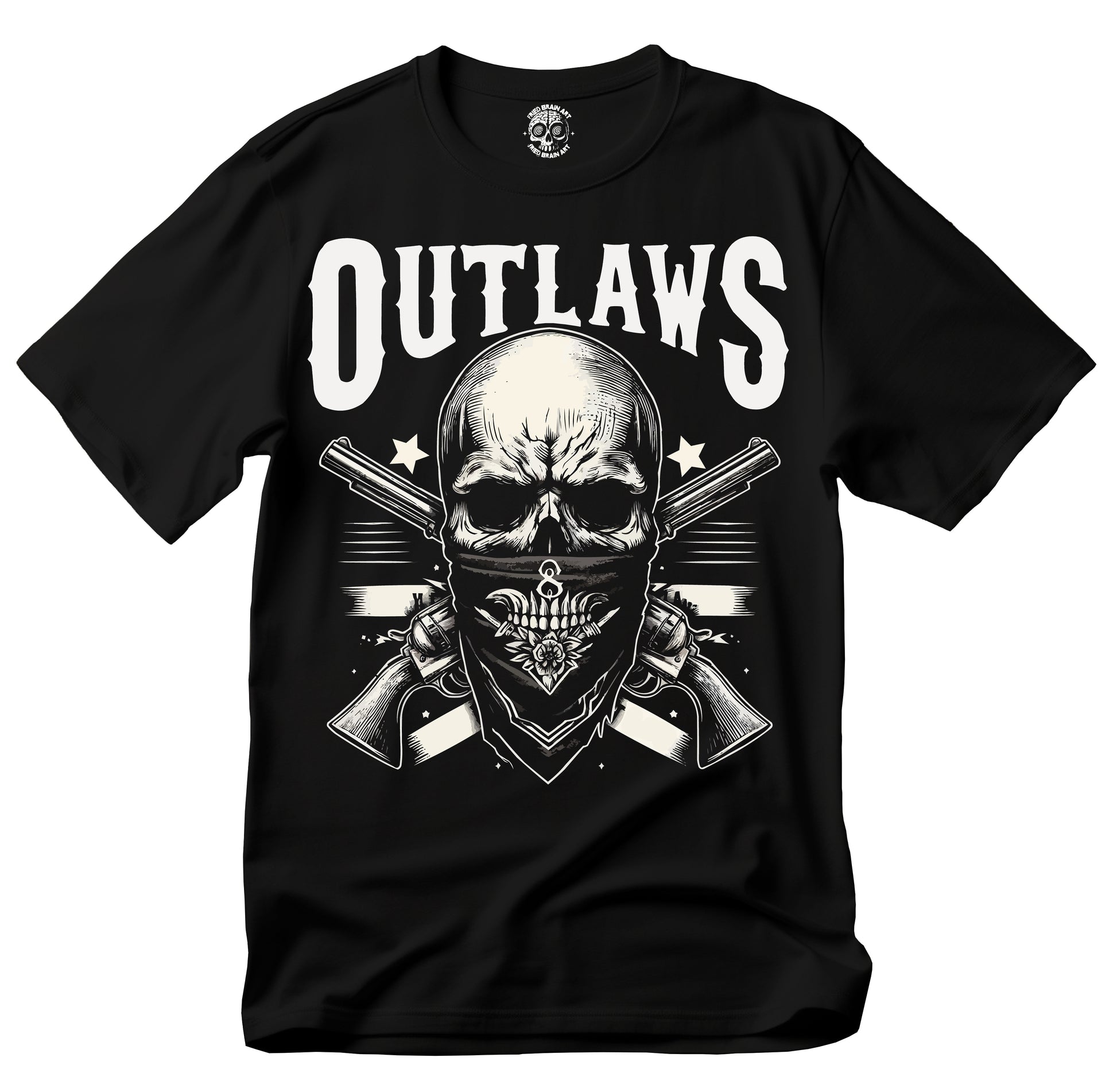 Outlaws Graphic Tee | Edgy Unisex T-Shirt, Casual Wear, Motorcycle Clothing, Gift for Bikers, Skull Design