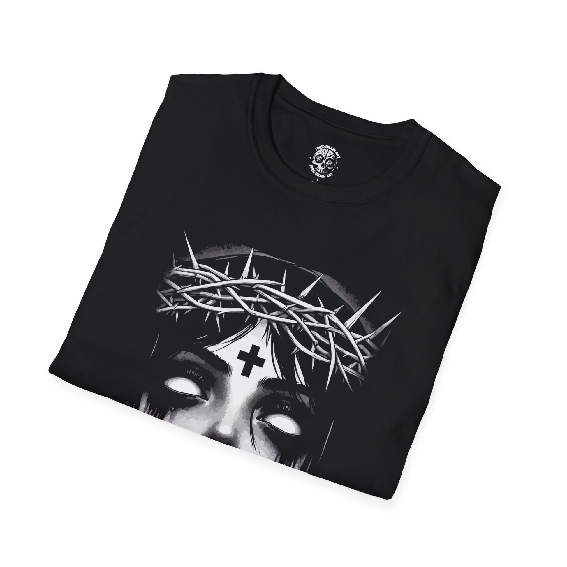 Unholy Nun T- Shirt, Funny Horror Choked Up Unholy Nun Satan Baphomet Gothic T-Shirt, Nun Shirt, Unholy Shirt, Halloween Shirt, Dark nun
