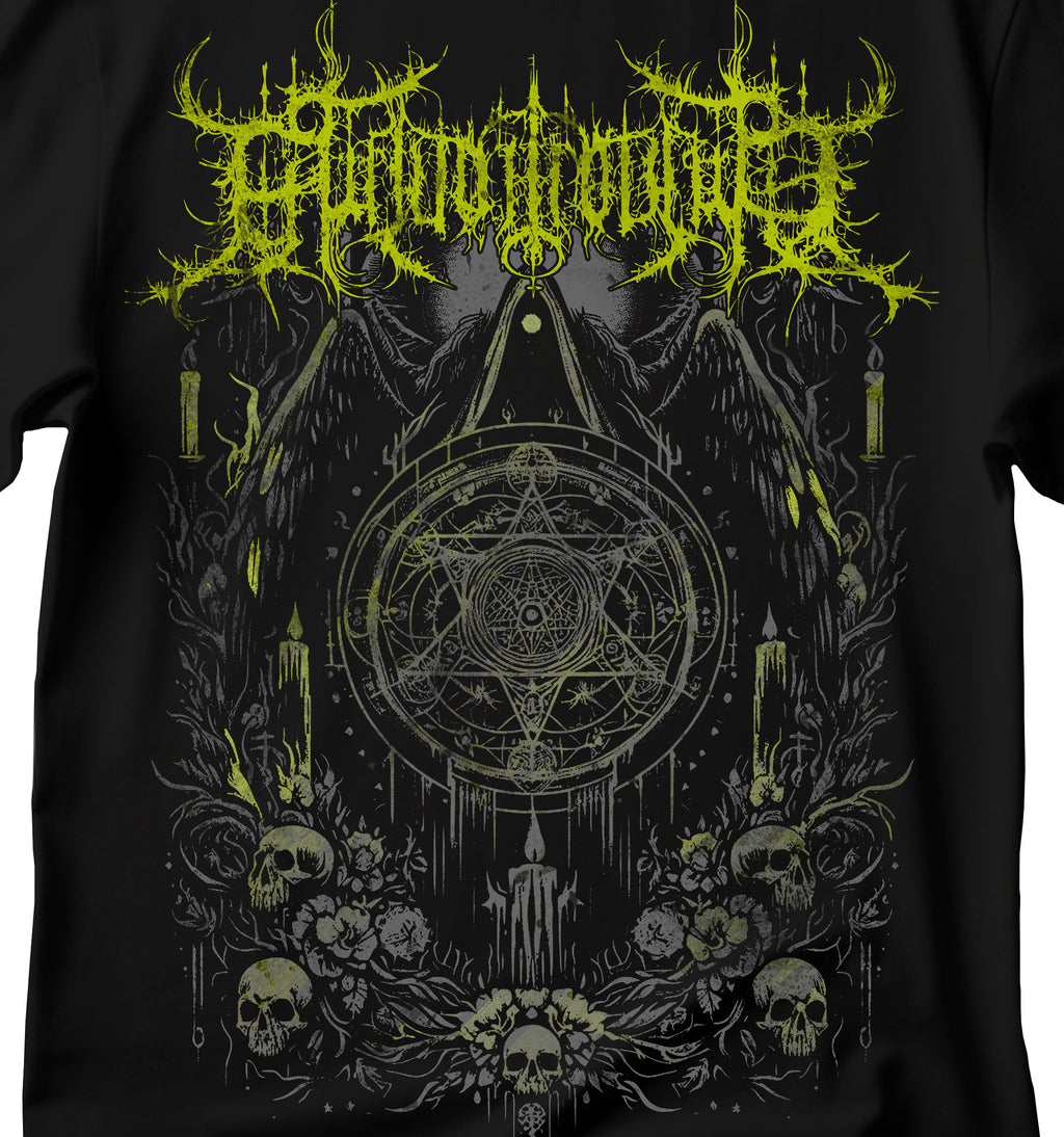 Dark Satanic Horror T-Shirt, Dark T-Shirt, Gothic T-Shirt, Dark Fantasy T-Shirt, Hell T-Shirt