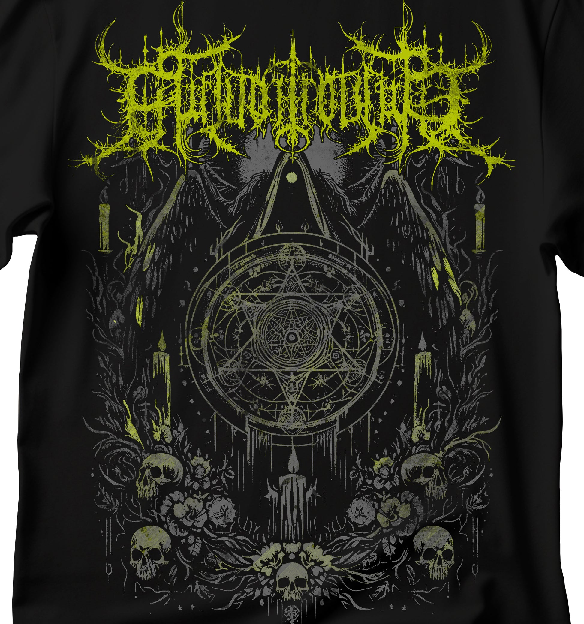 Dark Satanic Horror T-Shirt, Dark T-Shirt, Gothic T-Shirt, Dark Fantasy T-Shirt, Hell T-Shirt