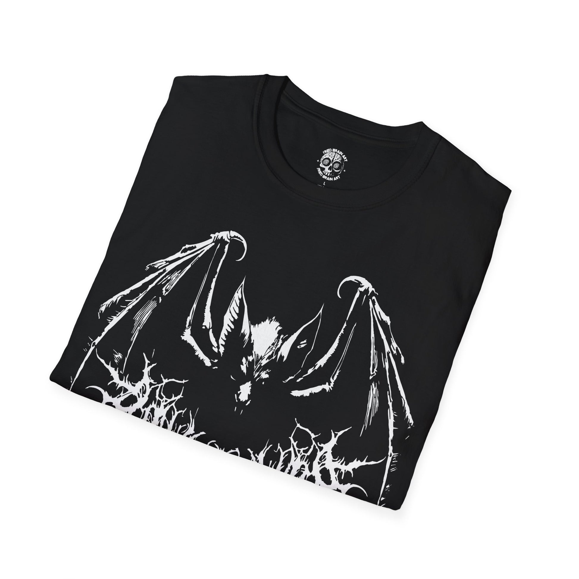 Bat T-Shirt, Vintage 90s Style Bat T-Shirt, Gothic Bat T-Shirt, Dark Art Horror T-Shirt