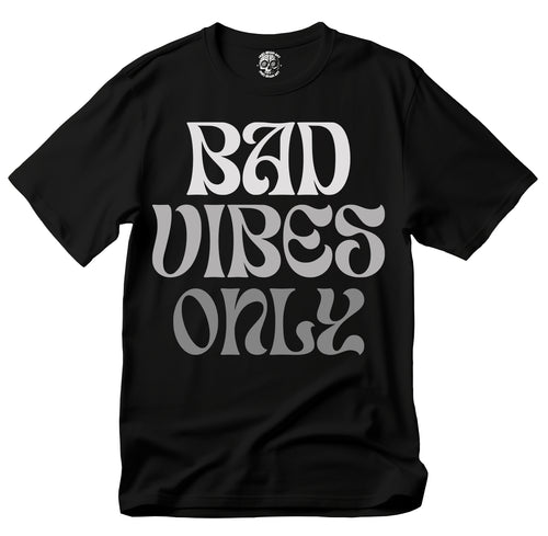Bad Vibes Only T-Shirt , Unisex Softstyle Tee, Casual Wear, Gift for Friends, Music Festivals, Everyday Style