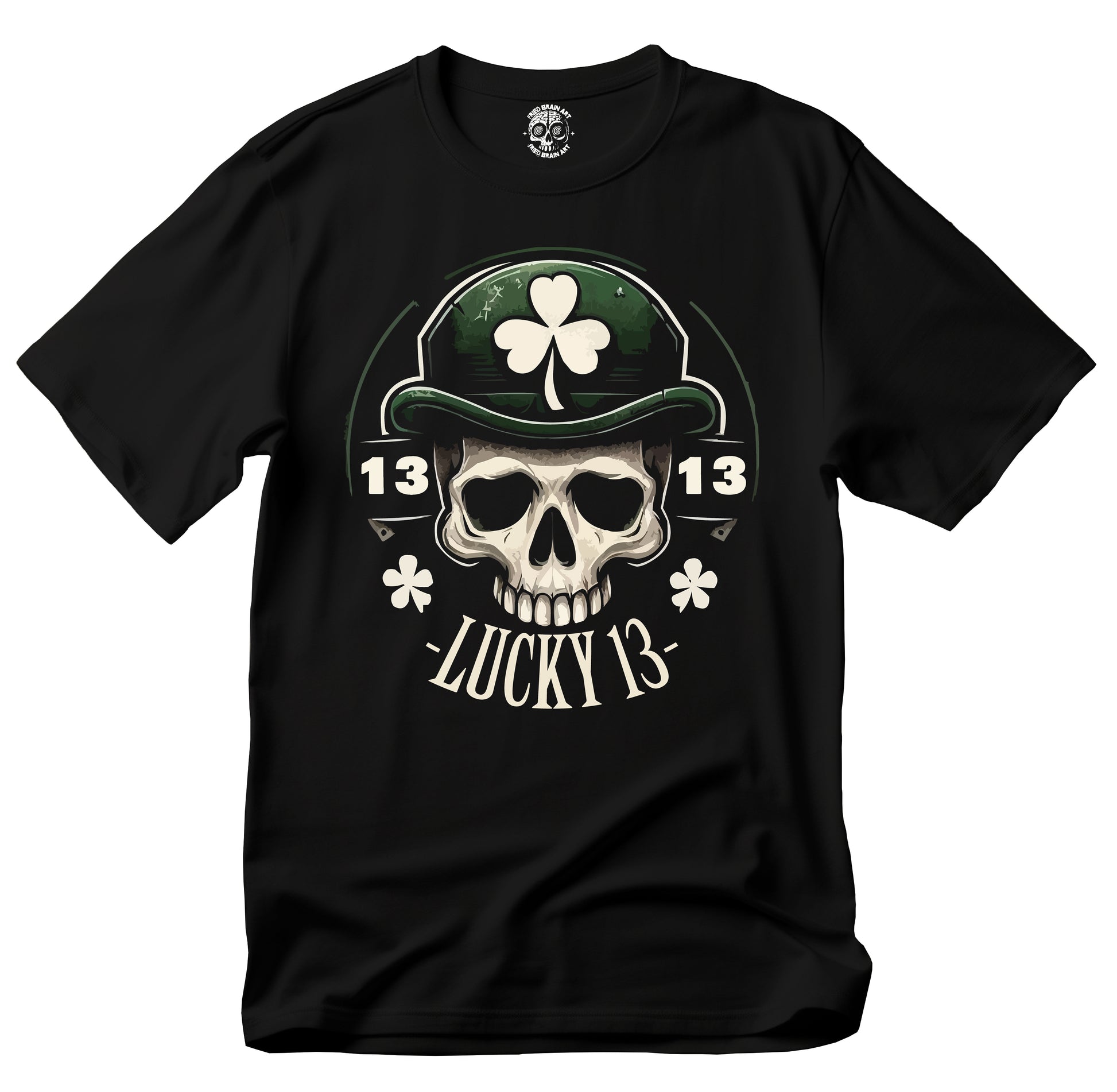 Lucky 13 T-Shirt, Casino T-Shirt, Bet T-Shirt, Clover T-Shirt, Lucky T-Shirt, Number 13 T-shirt, Skull T-Shirt