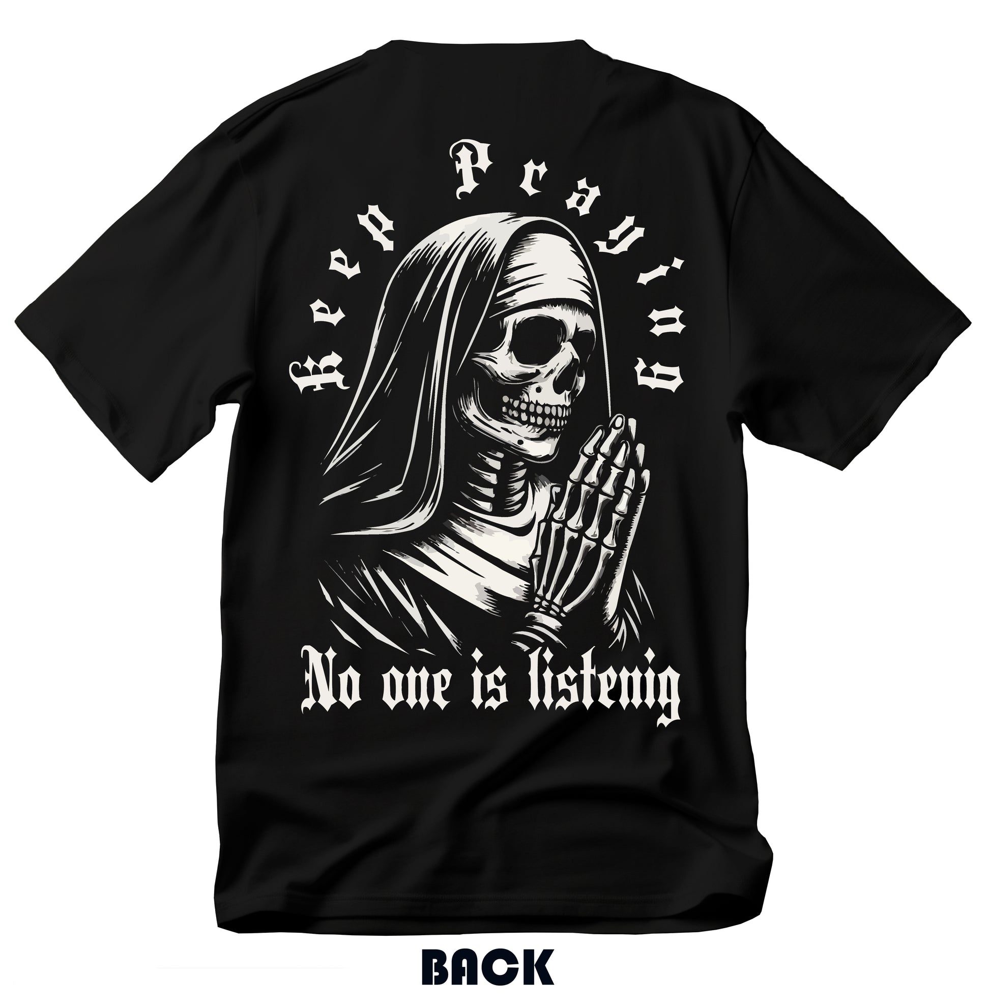 Unholy Nun T- Shirt, Funny Horror Choked Up Unholy Nun Satan Baphomet Gothic T-Shirt, Nun Shirt, Unholy Shirt, Halloween Shirt, Dark nun