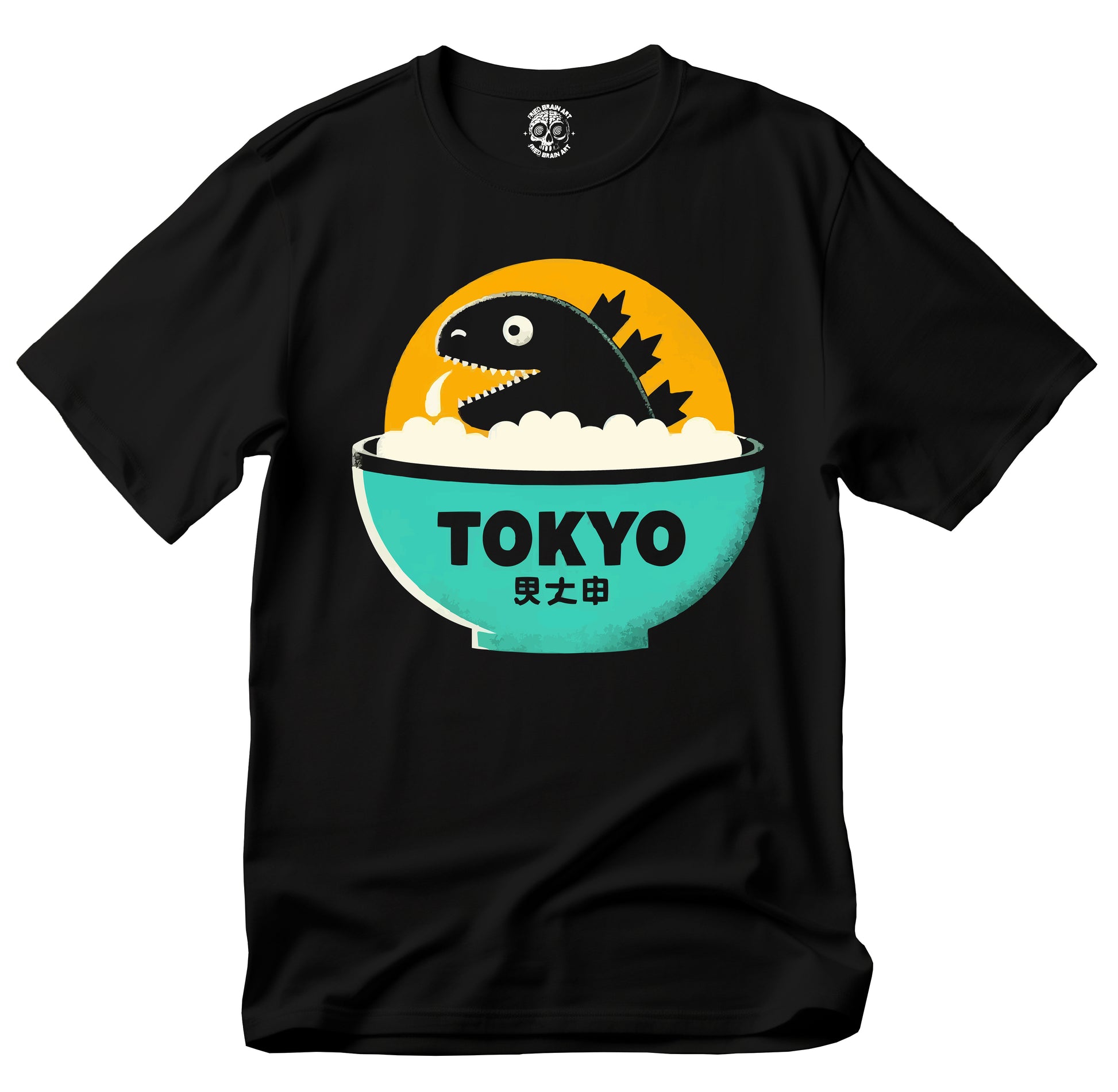 Japanese rice bowl shirt, Japanese food shirt, rice shirt, Japan shirt, Japanese street food shirt, Japanese kaiju shirt