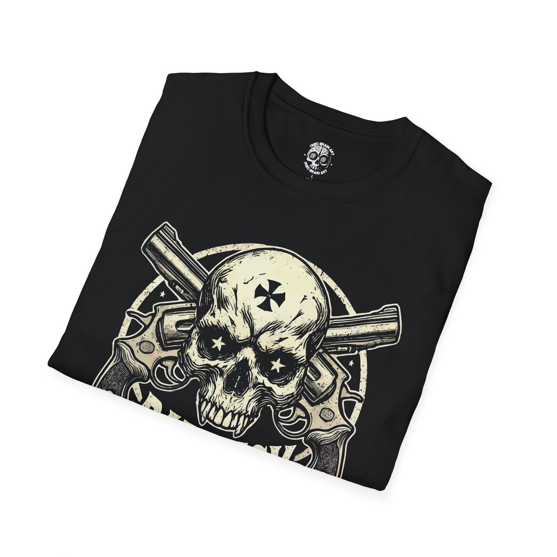 Skull Design T-Shirt | Bad Luck Shirt, Graphic Tee, Casual Wear, Gift for Him/Her, Perfect for Halloween or Rebel Vibes