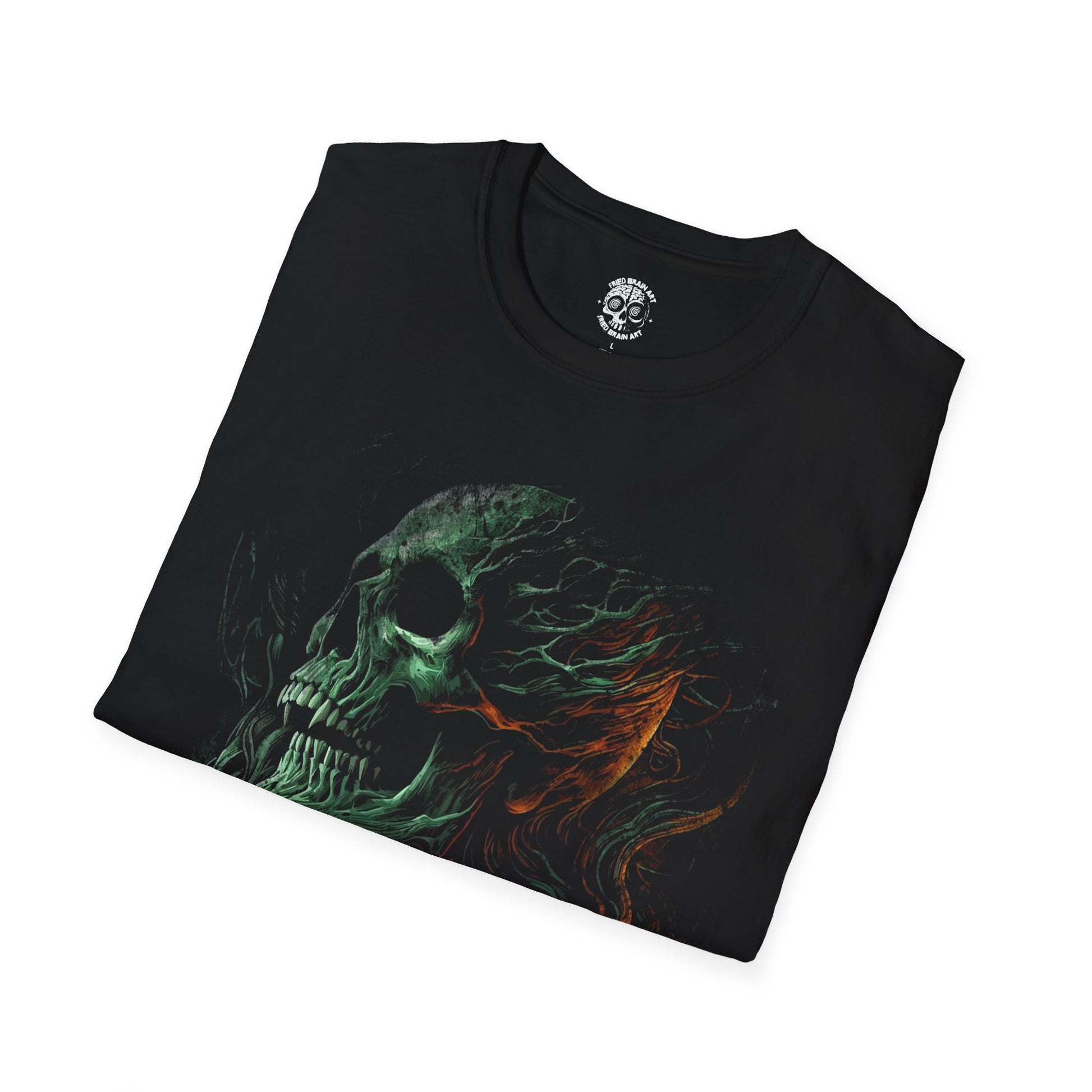 Dark Art Horror Skull T-Shirt, Horror Skull T-Shirt, Skull T-Shirt, Creepy Skull T-Shirt, Cool Skull T-Shirt