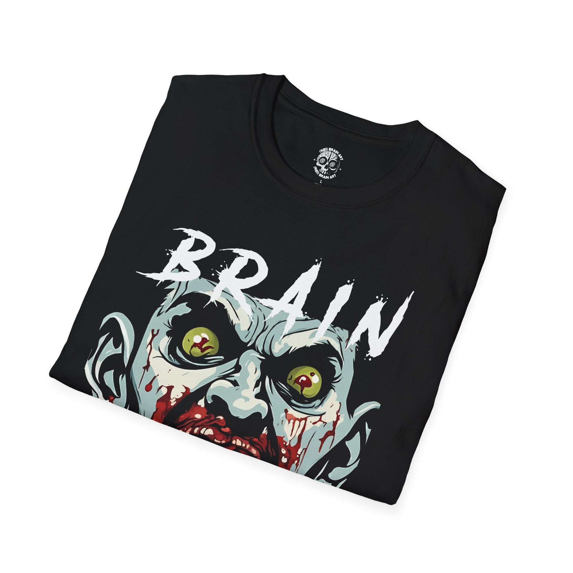 Zombie T-Shirt,  Brain Eaters Graphic T-Shirt , Halloween Costume, Horror Fans Gift, Spooky T-Shirt, Horror T-Shirt