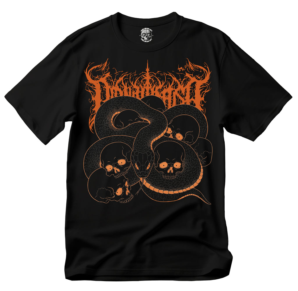 Snake t-shirt with skulls with dark art aesthetic T-shirt, Mystical Witchy T-shirt, Snake Shirt, Skull Shirt, Medusa Vibes , Whimsical Goth