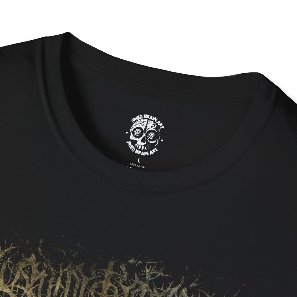 Dark Gothic Satanic T-Shirt, Creepy Gothic T-Shirt, Gothic T-Shirt, Horror T-Shirt, Creepy Demon Face T-Shirt