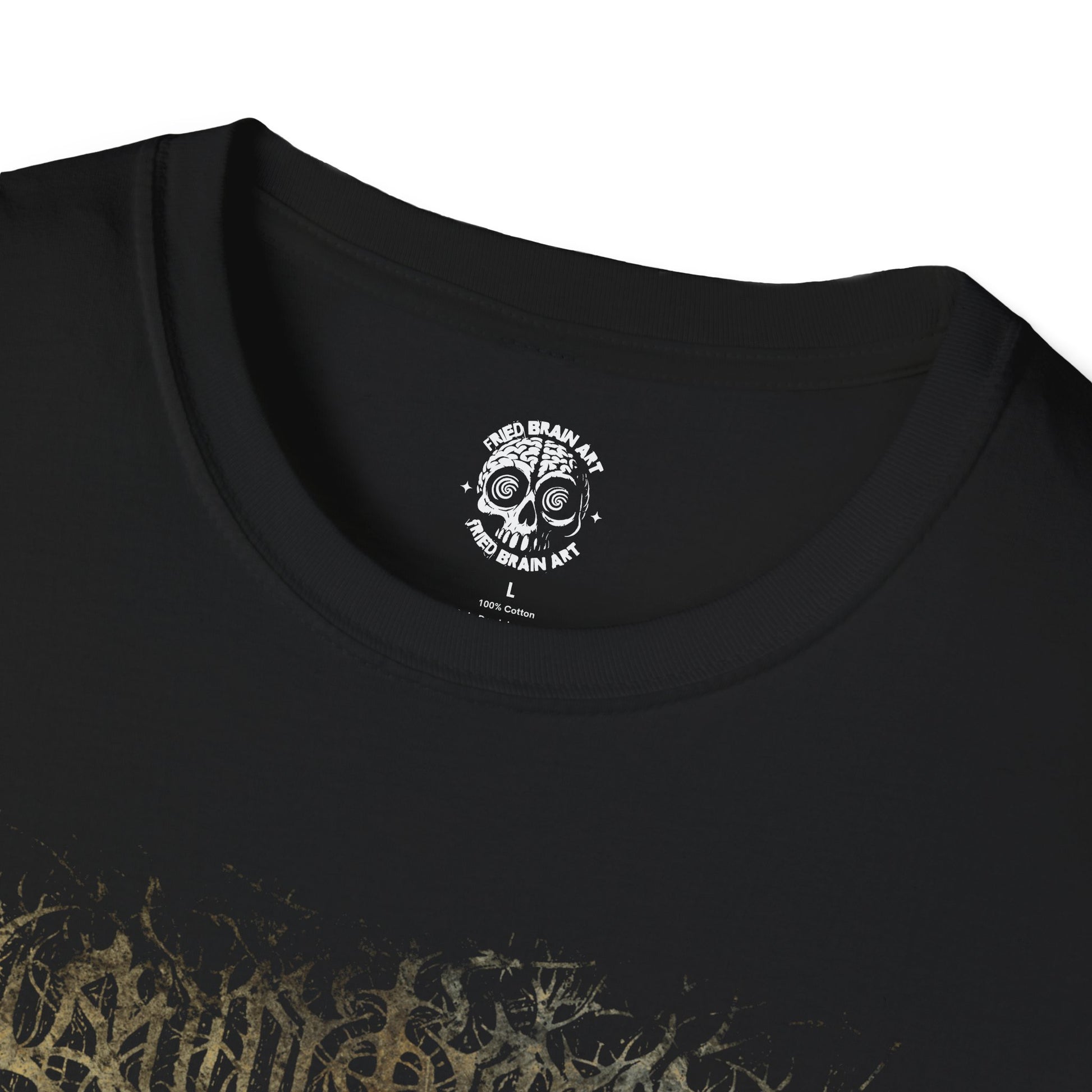 Dark Gothic Satanic T-Shirt, Creepy Gothic T-Shirt, Gothic T-Shirt, Horror T-Shirt, Creepy Demon Face T-Shirt