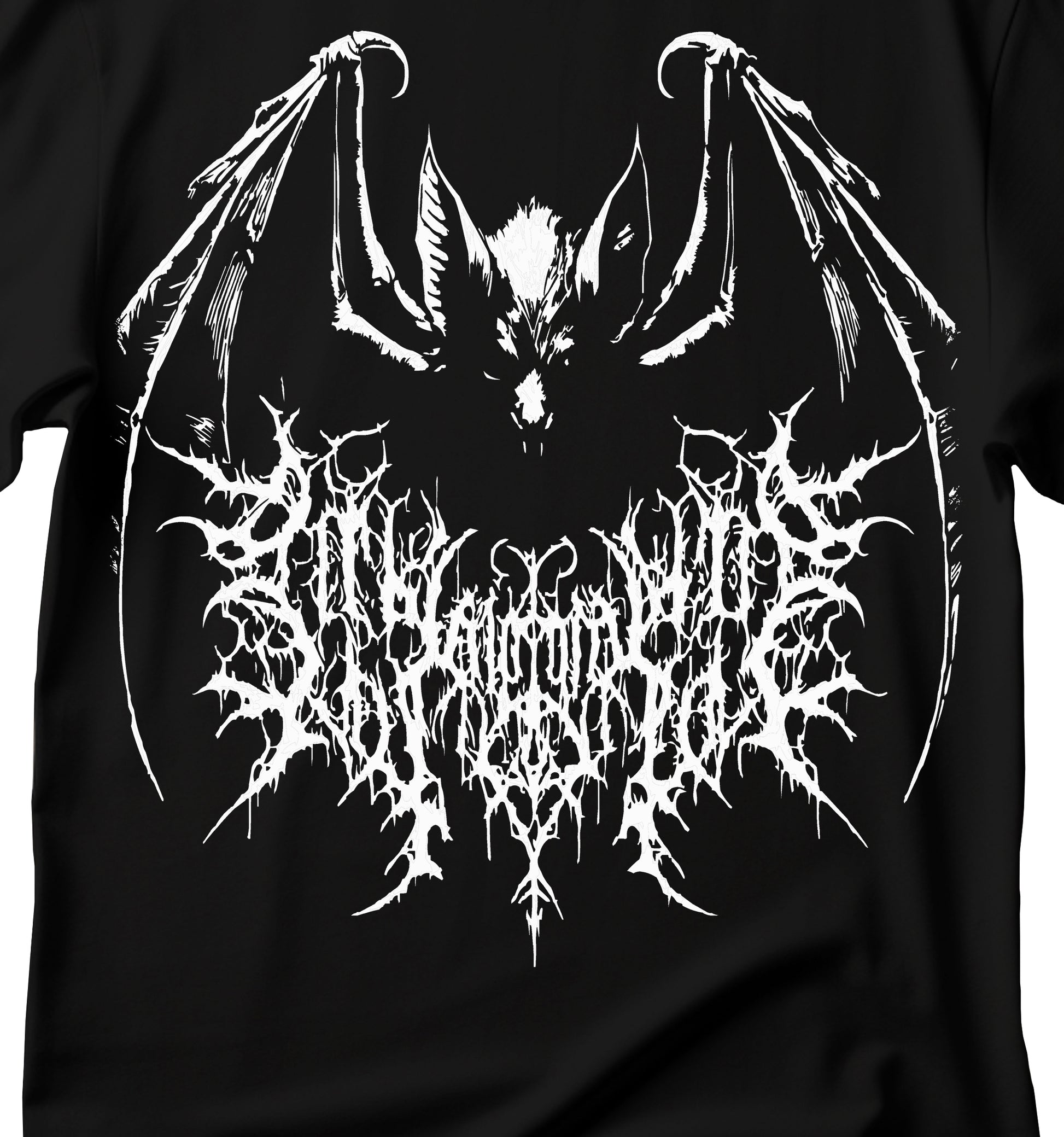 Bat T-Shirt, Vintage 90s Style Bat T-Shirt, Gothic Bat T-Shirt, Dark Art Horror T-Shirt