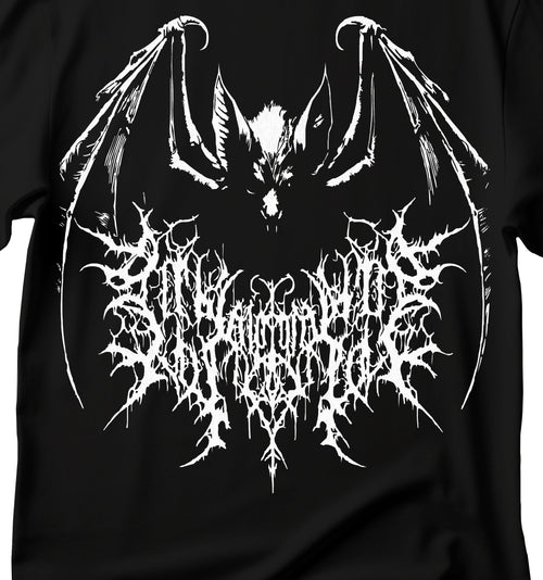 Bat T-Shirt, Vintage 90s Style Bat T-Shirt, Gothic Bat T-Shirt, Dark Art Horror T-Shirt