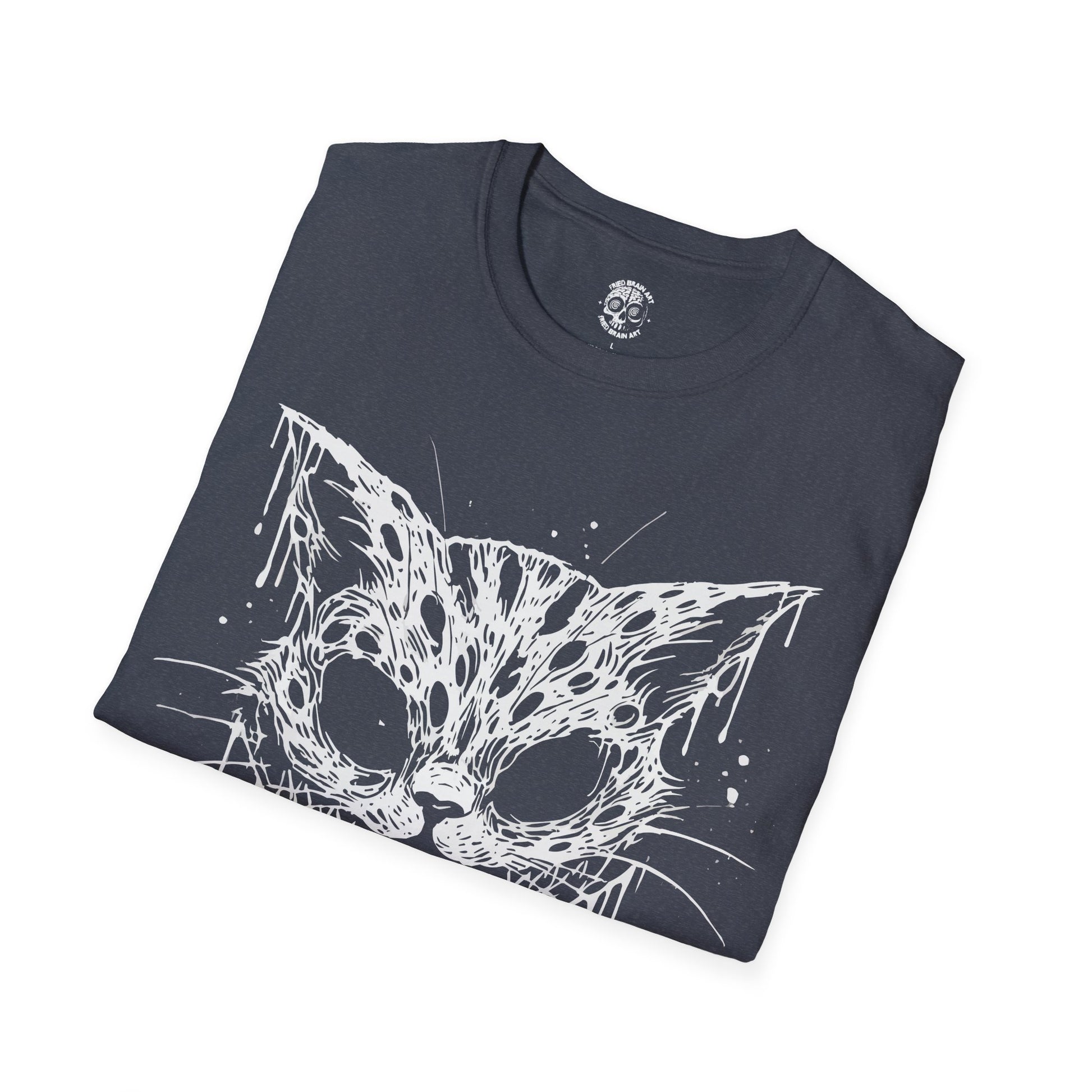 Mad Cat Graphic T-Shirt, Funny Black Cat T-Shirt, Black Cat T-Shirt, Cat T-Shirt, Mad Cat T-Shirt, Cute Cat T-Shirt, Gothic Cat T-Shirt