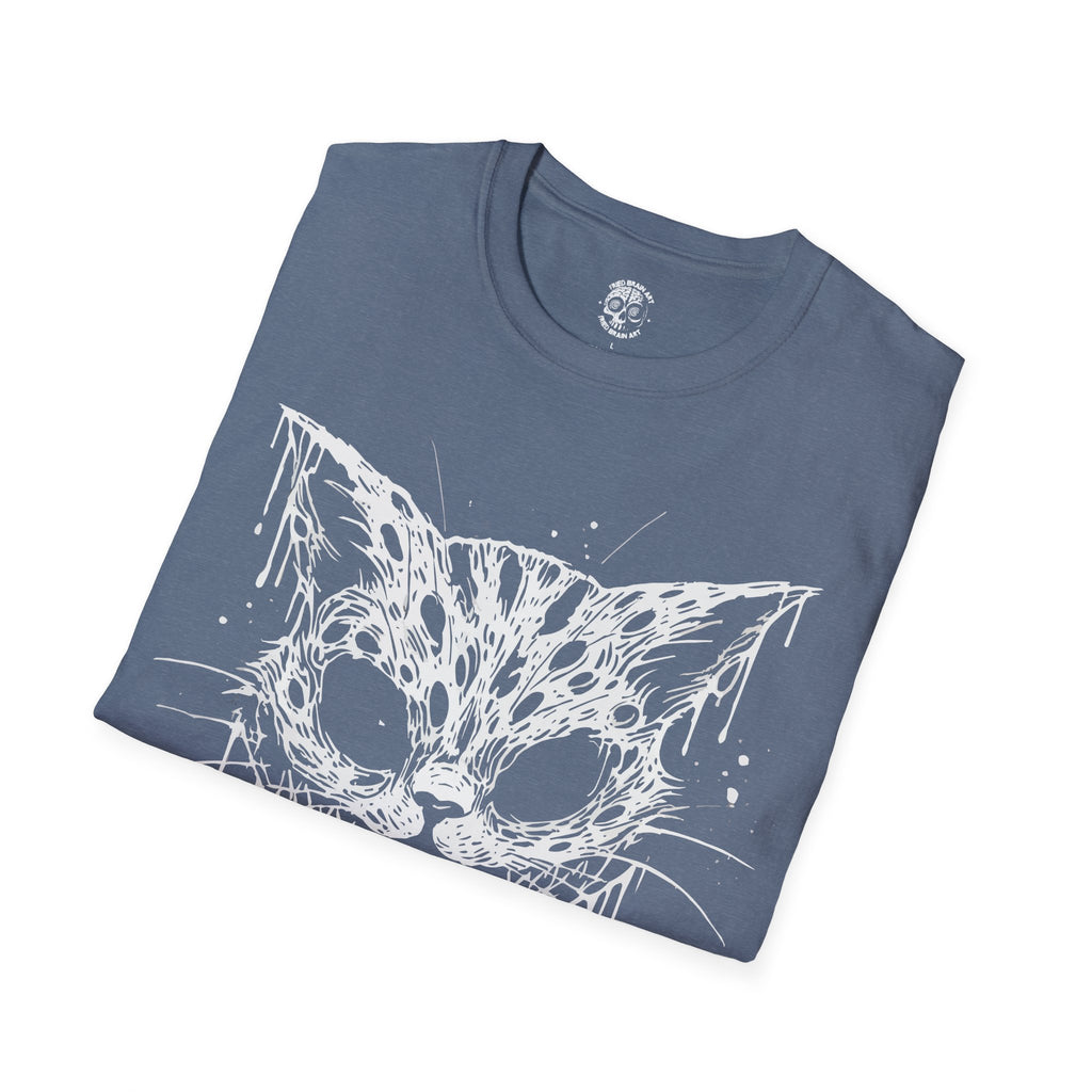 Mad Cat Graphic T-Shirt, Funny Black Cat T-Shirt, Black Cat T-Shirt, Cat T-Shirt, Mad Cat T-Shirt, Cute Cat T-Shirt, Gothic Cat T-Shirt