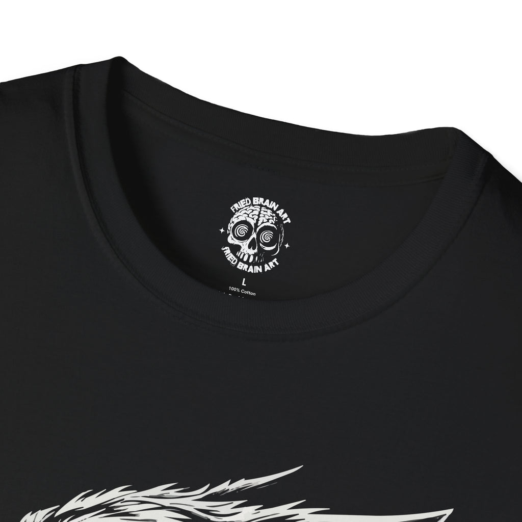 Beast Graphic Unisex T-Shirt, Wolf T-Shirt, Black Wolf T-Shirt , Stylish Streetwear, Perfect for Casual Outings, Gift for Animal Lovers, Unique Graphic Tee