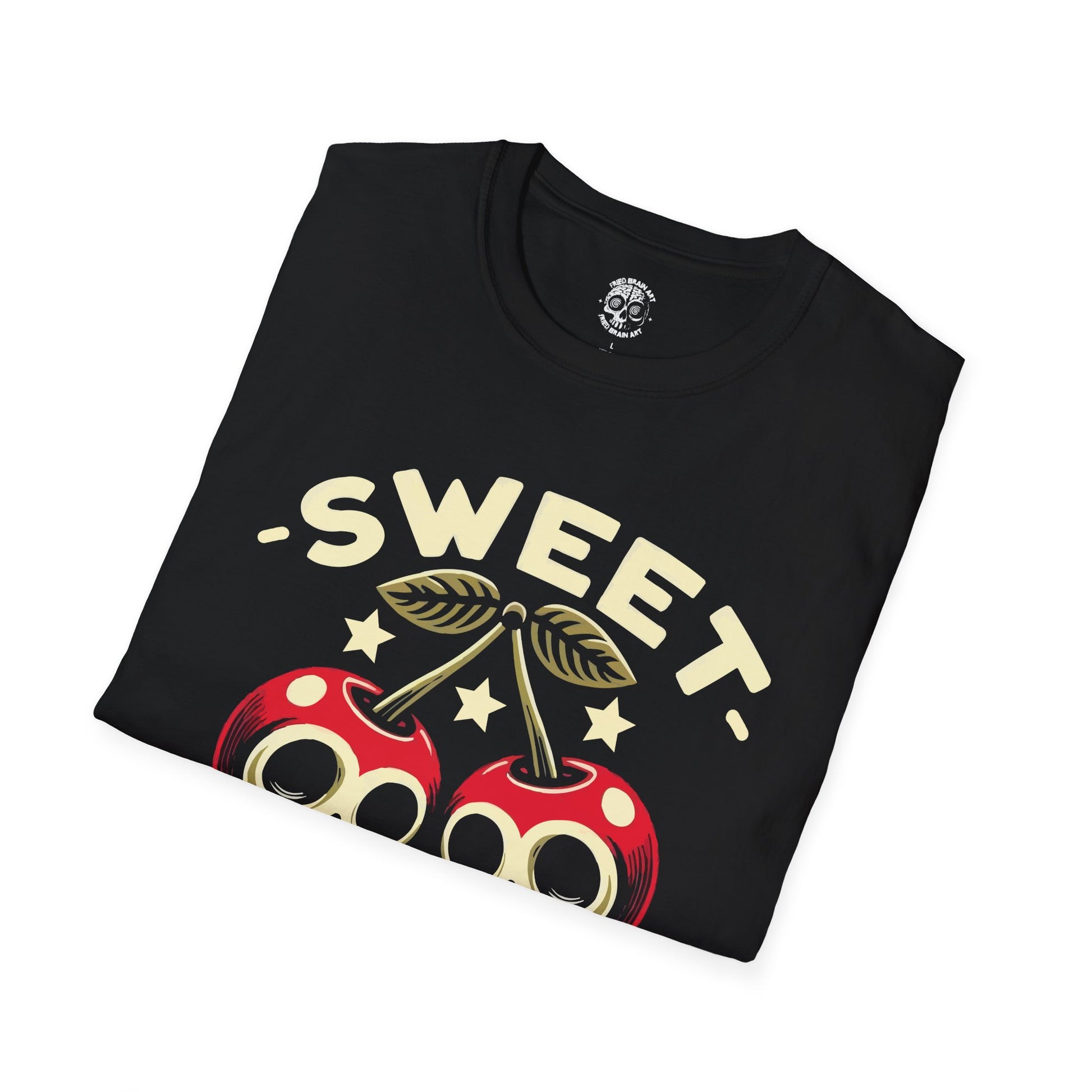 Sweet Poison Cherry  Skull Graphic T-Shirt, Edgy Tee, Funny Cherry T-Shirt, Fruit T-Shirt,  Alternative Fashion, Unisex Apparel, Halloween Outfit, Gifts for Gothic Lovers