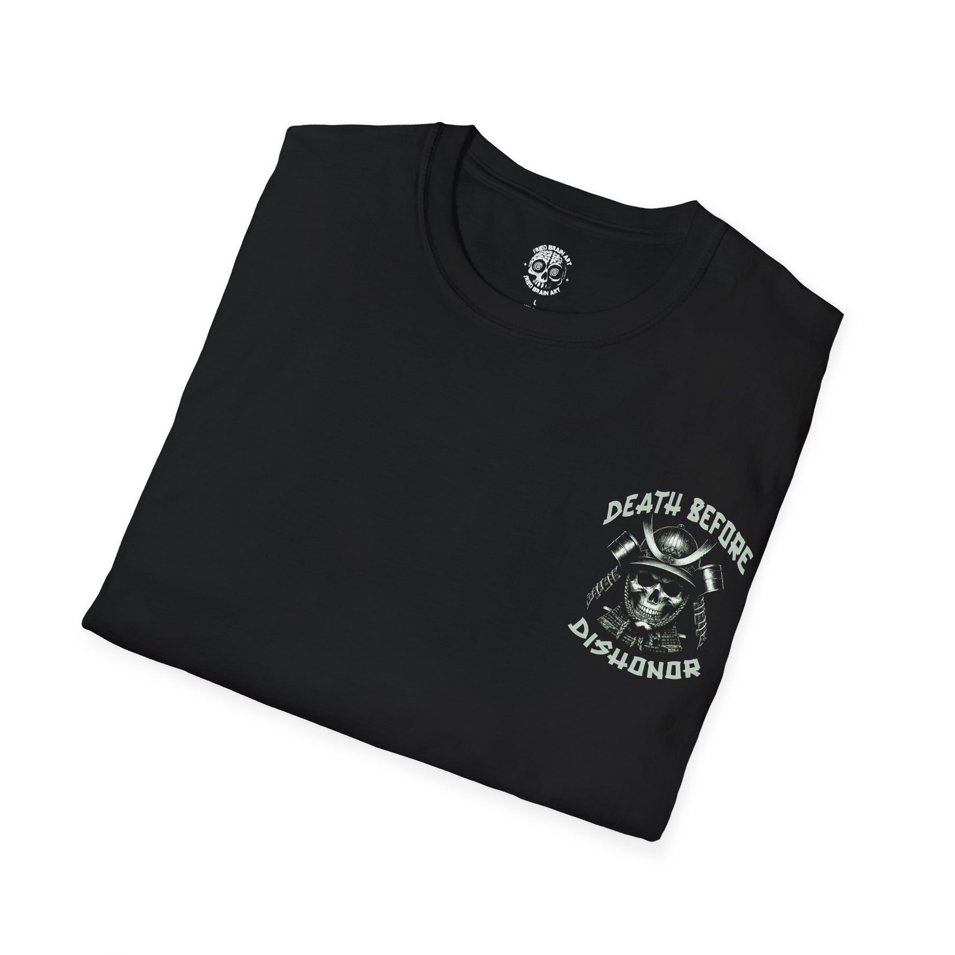 Samurai T-Shirt, Samurai Mask T-Shirt, Death Before Dishonor Shirt, Japanese T-Shirt