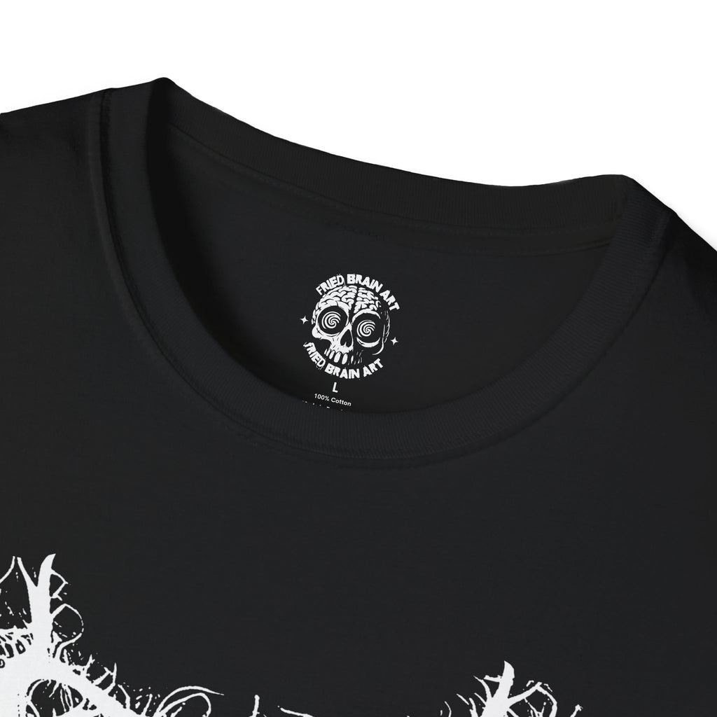 Unholy Nun T- Shirt, Funny Horror Choked Up Unholy Nun Satan Baphomet Gothic T-Shirt, Nun Shirt, Unholy Shirt, Halloween Shirt, Dark nun