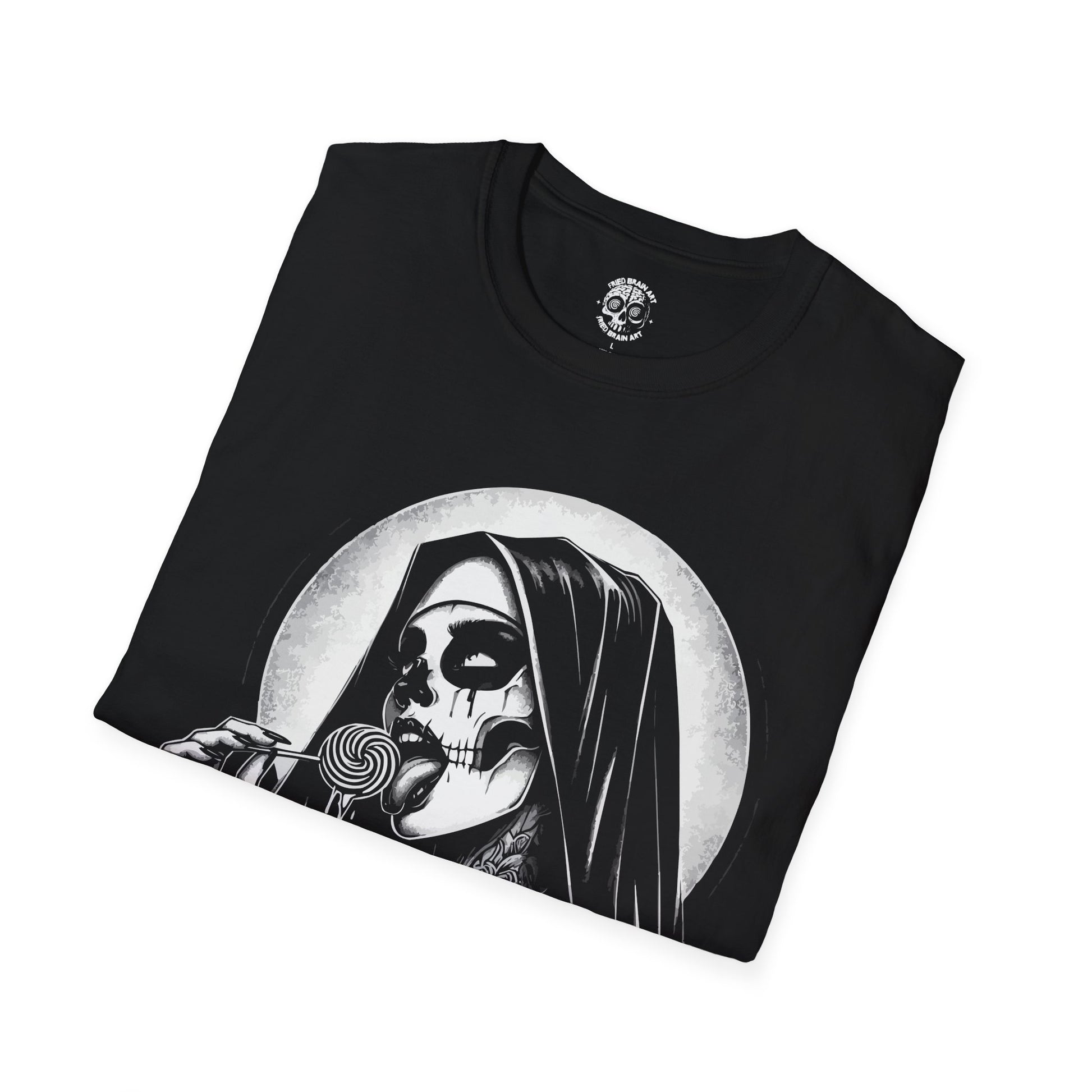 Unholy Nun T- Shirt, Funny Horror Choked Up Unholy Nun Satan Baphomet Gothic T-Shirt, Nun Shirt, Unholy Shirt, Halloween Shirt, Dark nun
