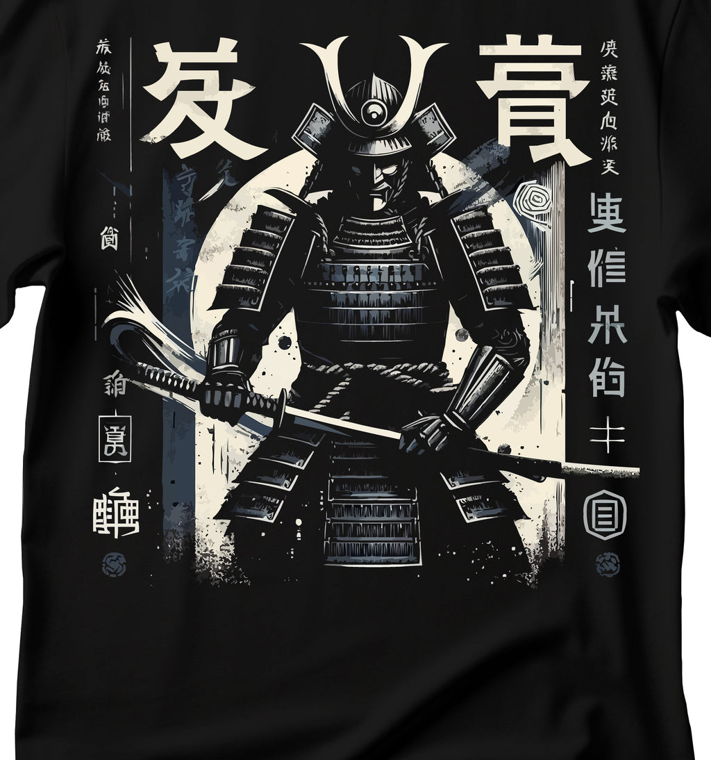 Samurai Warrior T-Shirt, Samurai T-shirt, Japanese Art Aesthetic, Samurai Lover T-Shirt, Heavyweight Unisex Crewneck T-shirt Men,