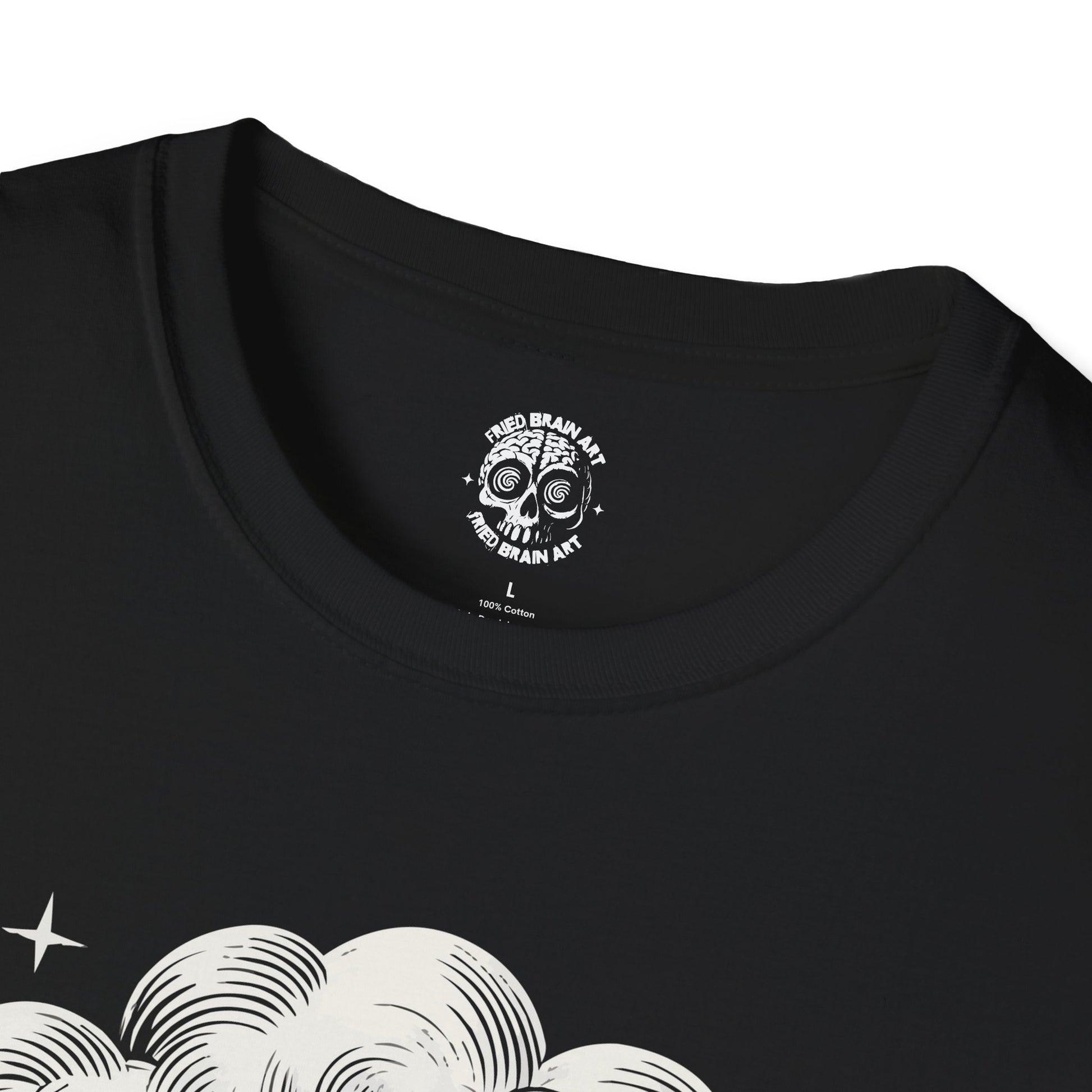 Mystical Eye T-Shirt, Cloud shirt and mystic eye, Unisex Softstyle Tee, Graphic Tee, Casual Wear, Gift for Her, Gift for Him, Unique Art Shirt
