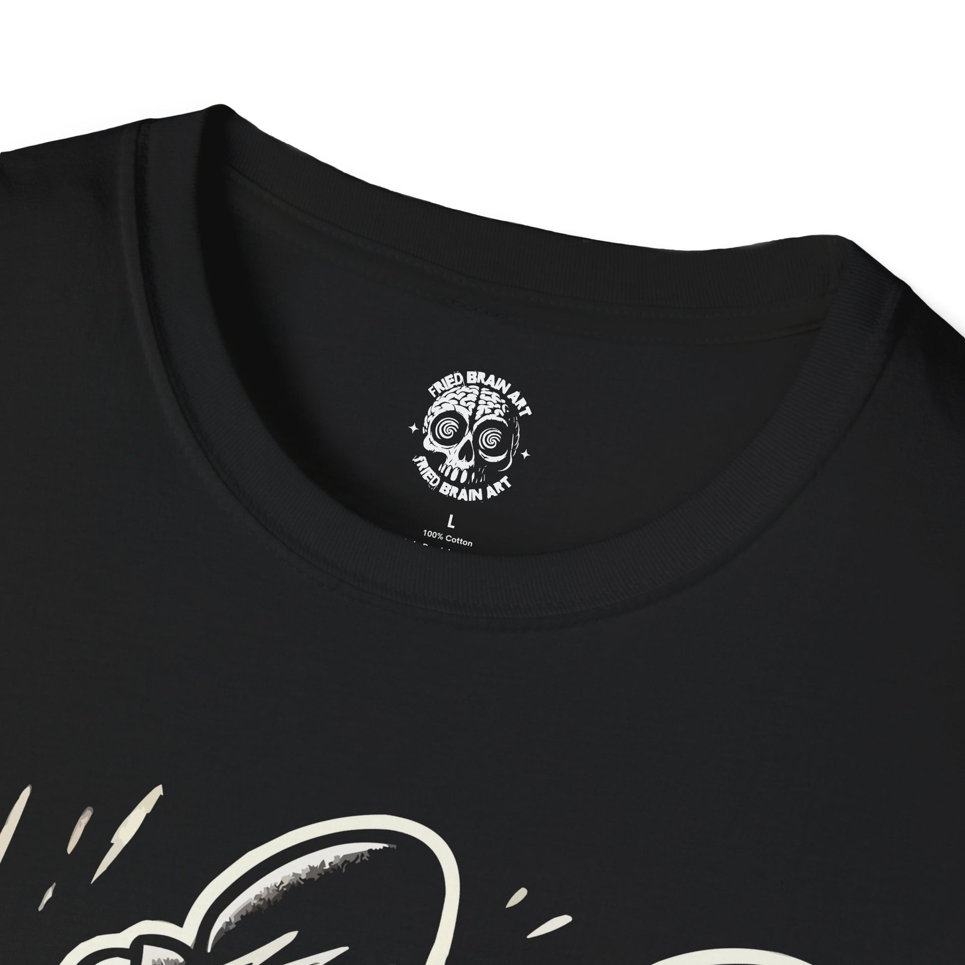 Edgy Graphic Tee - "F*** Fear, F**k Fear T-Shirt, Black Rat T-Shirt, Rat T-shirt, Rat Tattoo T-Shirt, Traditional Tattoo T-shirt