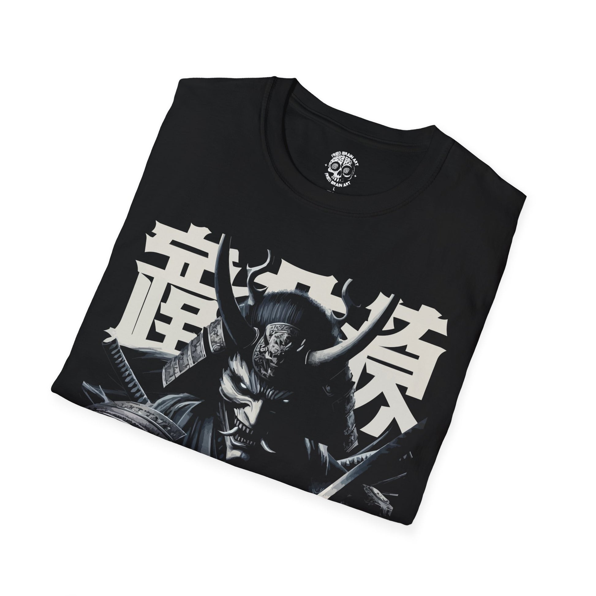 Samurai Graphic Tee, Demon Samurai T-Shirt, Gift for Anime Lovers, Streetwear Essentials, Japanese samurai