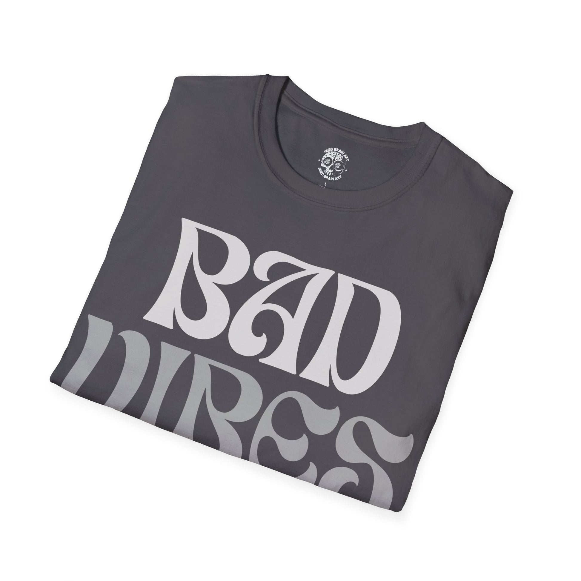 Bad Vibes Only T-Shirt , Unisex Softstyle Tee, Casual Wear, Gift for Friends, Music Festivals, Everyday Style