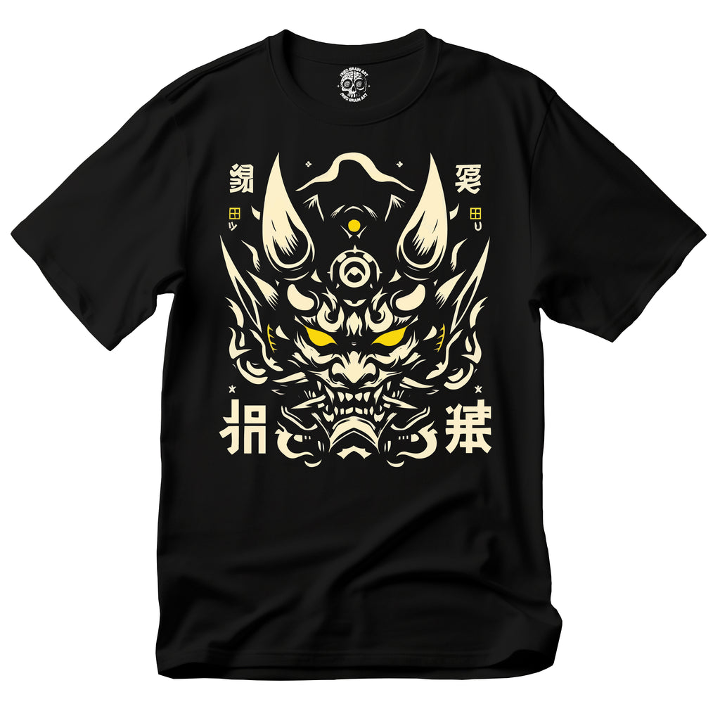 Japanese Demon T-Shirt , Japanese Demon Mask T-Shirt