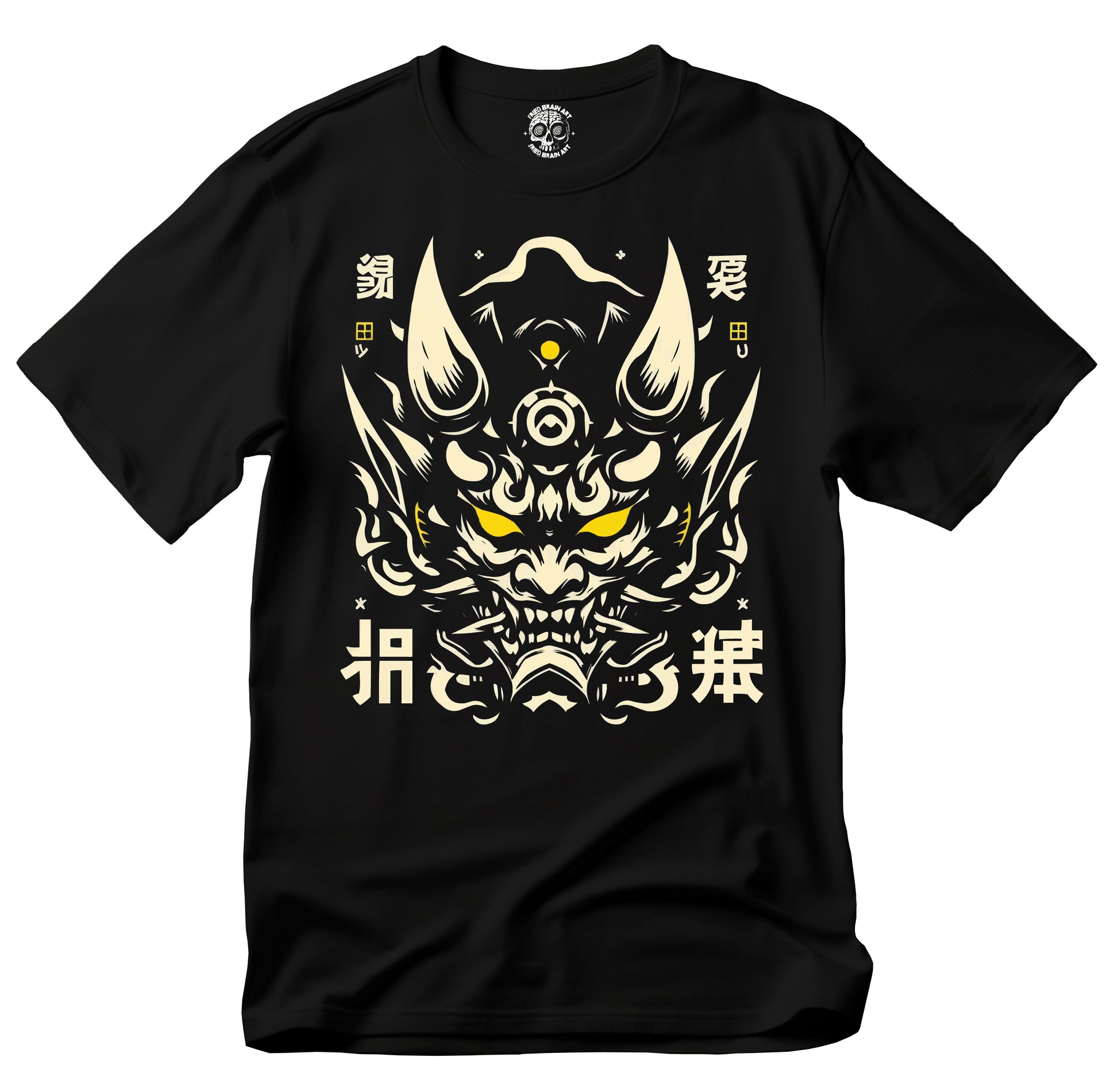 Japanese Demon T-Shirt , Japanese Demon Mask T-Shirt