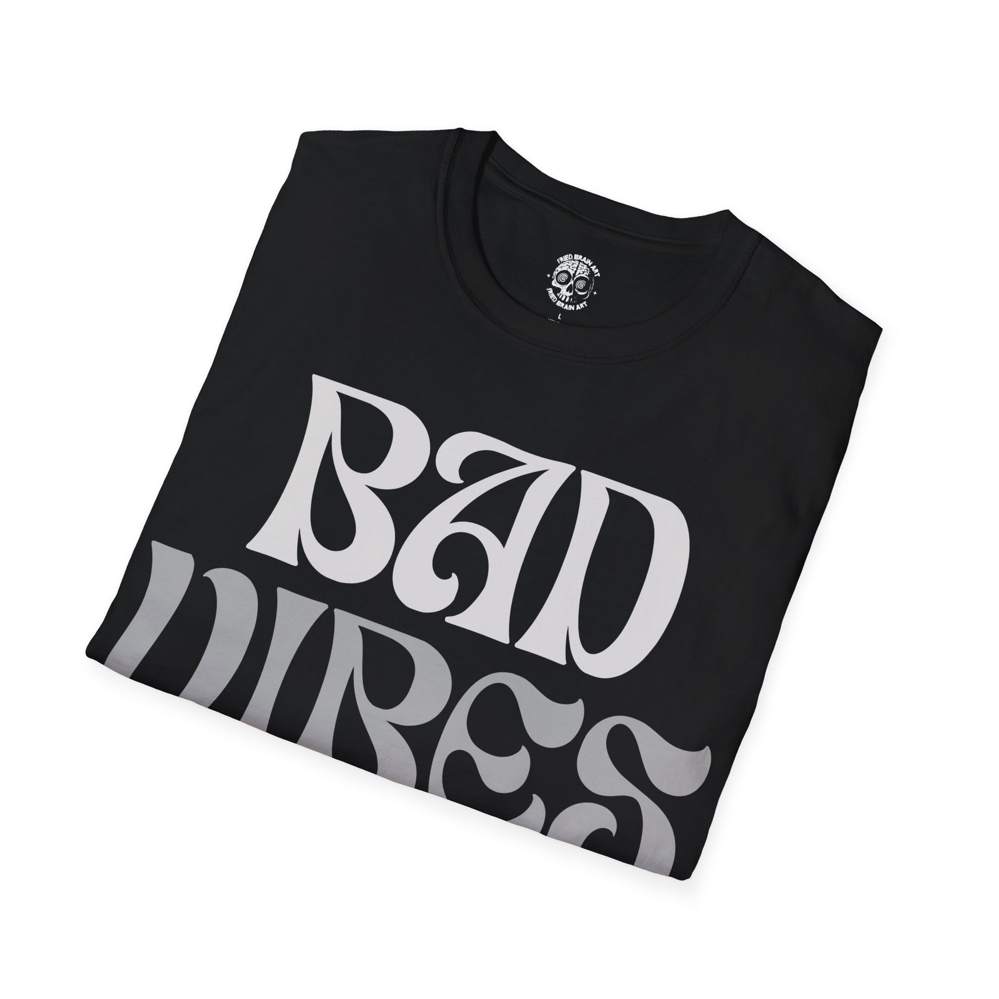 Bad Vibes Only T-Shirt , Unisex Softstyle Tee, Casual Wear, Gift for Friends, Music Festivals, Everyday Style