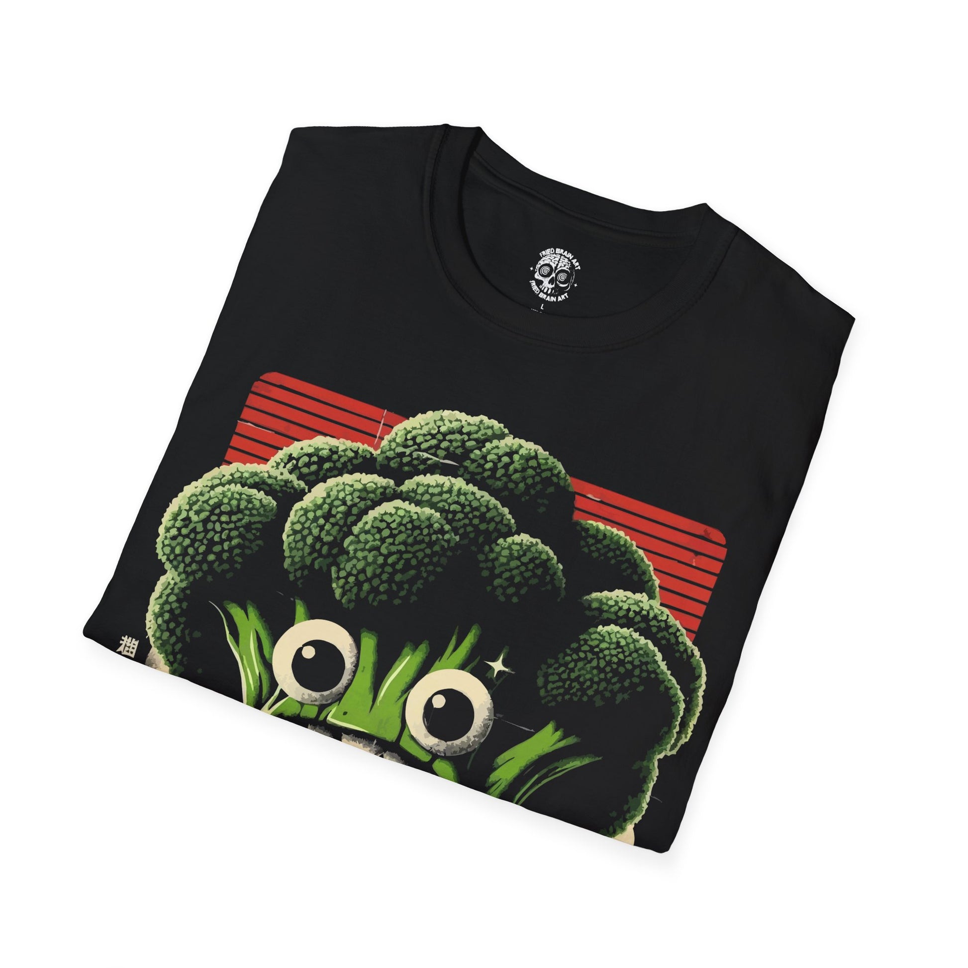Broccoli Monster  T-Shirt, Fun Graphic Tee, Quirky Humor Shirt, Gift for Veggie Lovers, Vintage Broccoli Japanese Monster Kaiju T-Shirt, Broccoli Funny Monster T-Shirt, Broccoli T-Shirt