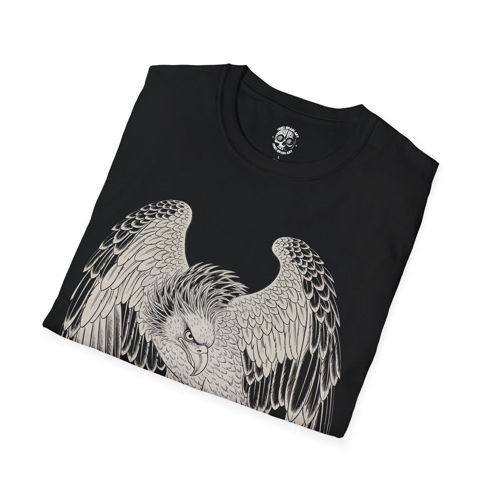 Bald Eagle Vintage Style Graphic Shirt, Eagle Power Shirt, Eagle Graphic Tee Wildlife, Nature Lover Tee