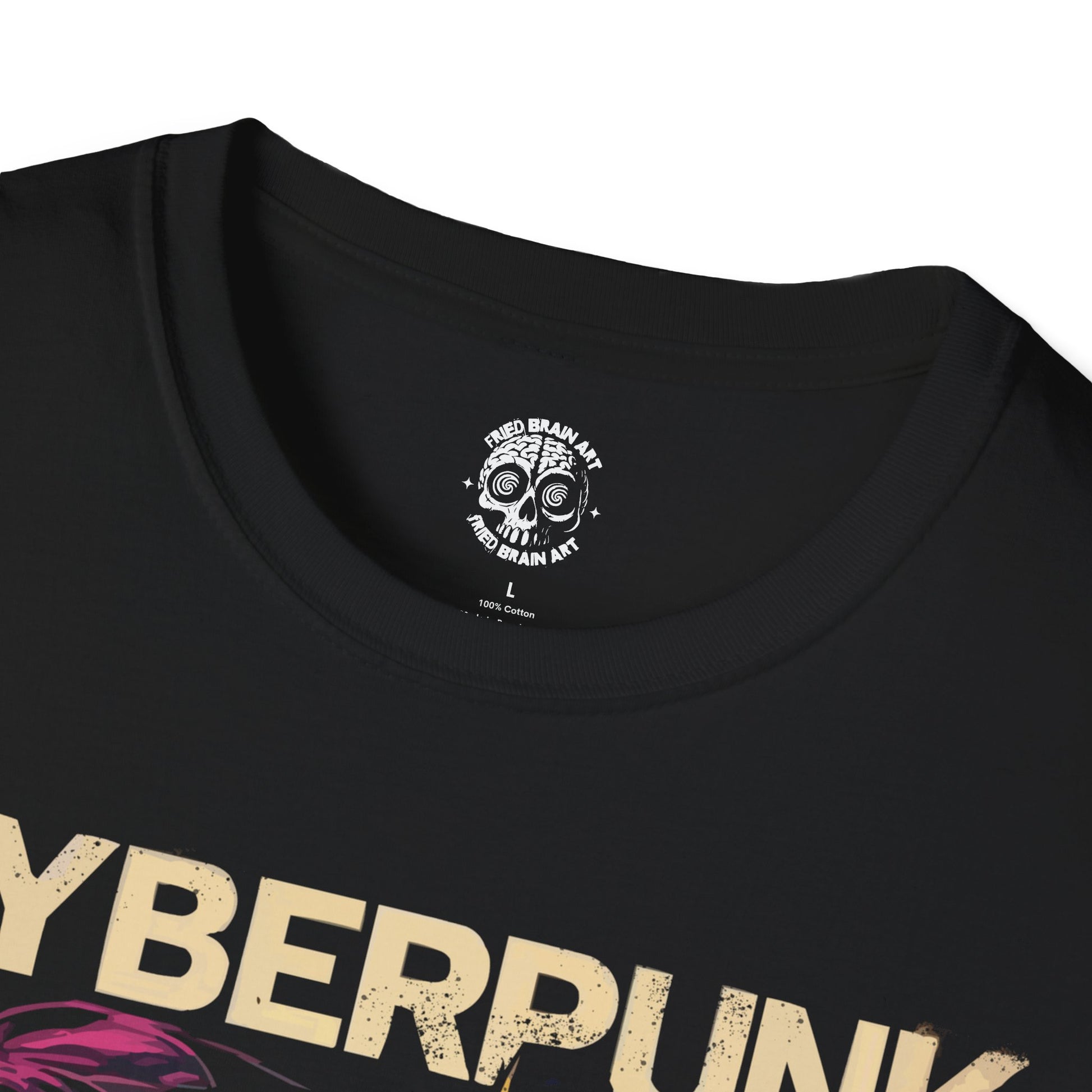 Cyberpunk Anime Girl T-Shirt, Cyberpunk T-Shirt, Futuristic Cyberpunk Anime T-Shirt, Futuristic Cute Robot Girl T-Shirt