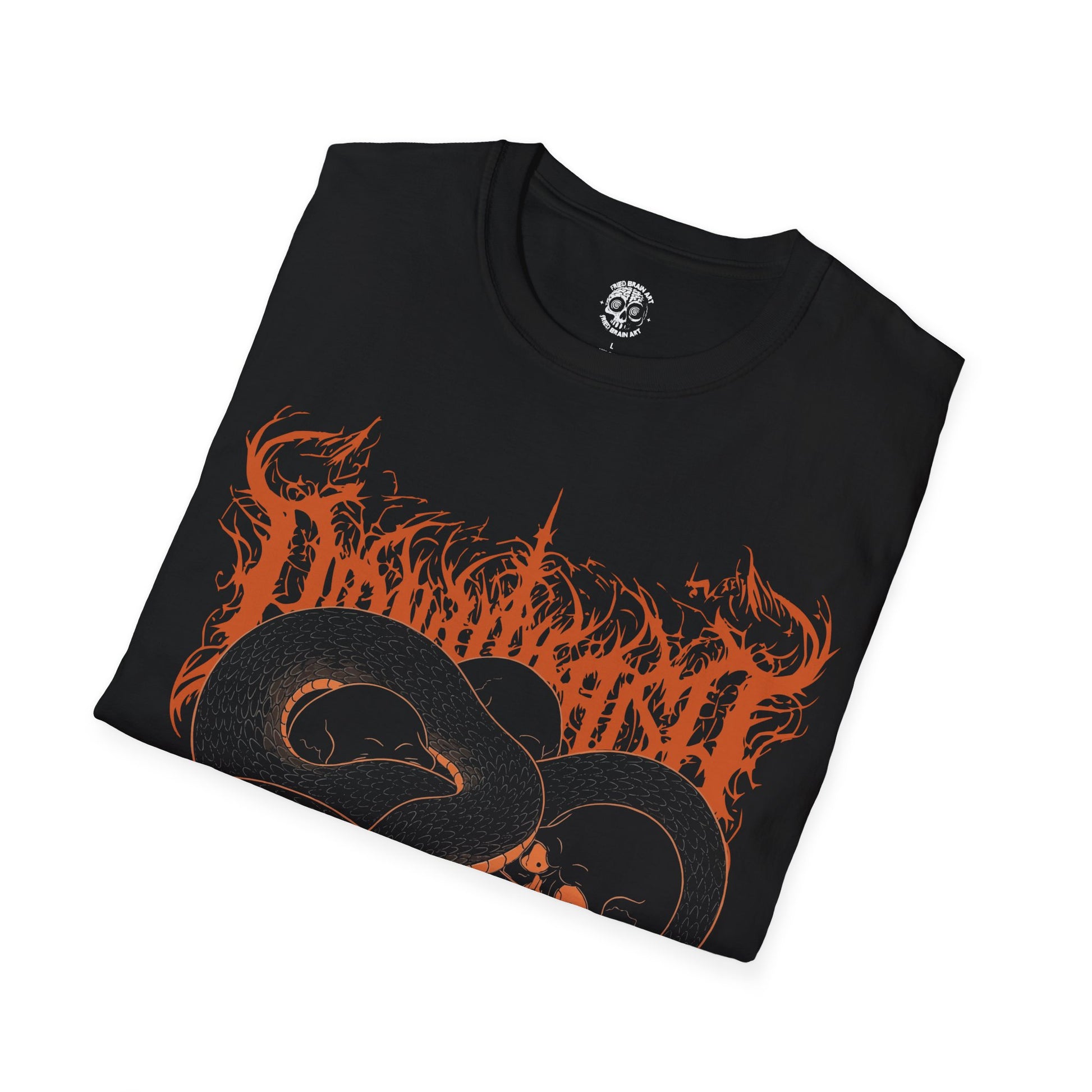 Snake t-shirt with skulls with dark art aesthetic T-shirt, Mystical Witchy T-shirt, Snake Shirt, Skull Shirt, Medusa Vibes , Whimsical Goth