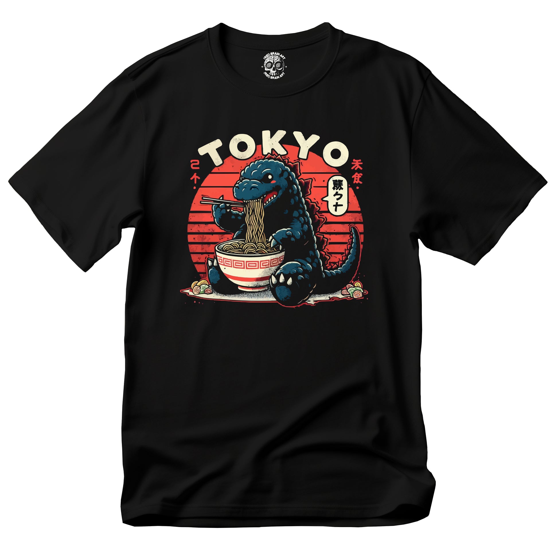Tokyo Godzilla ramen Graphic Tee, Unisex T-Shirt, Casual Wear, Anime Fan Gift, Streetwear Fashion, Unique Japanese Culture Shirt