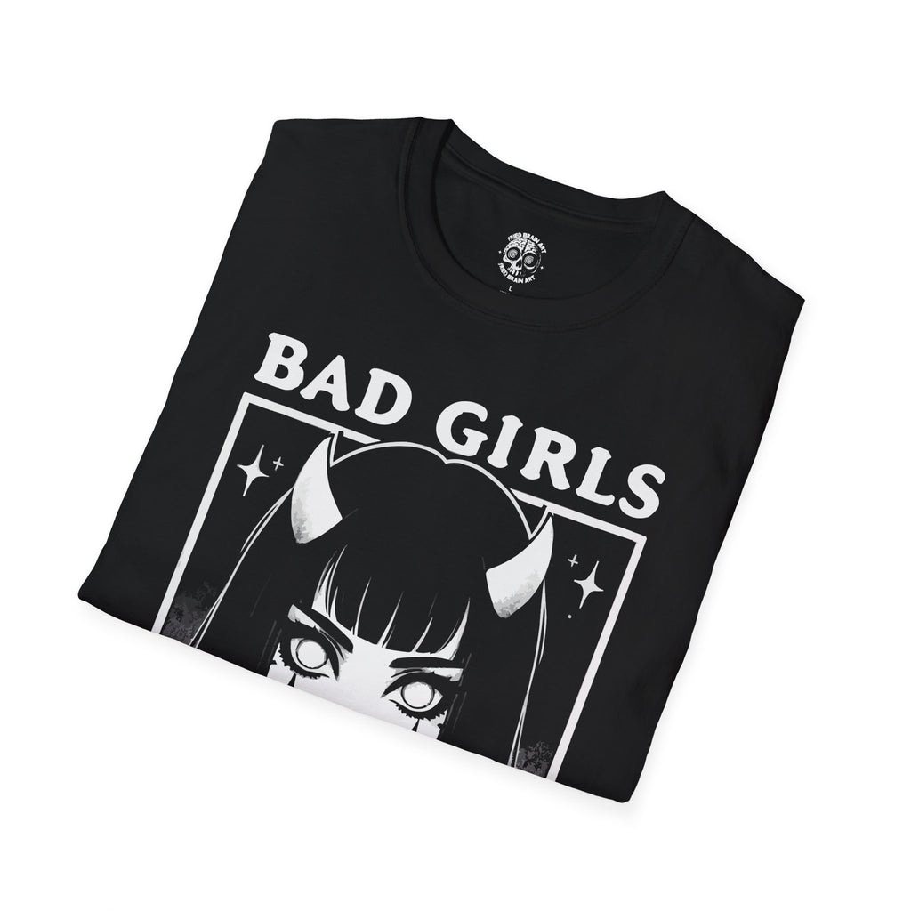 Bad Girls Taste Better T-Shirt, Anime Demon Girl T-Shirt, Anime Girl T-Shirt, Gothic Girl T-Shirt, Anime T-Shirt, Gothic T-Shirt