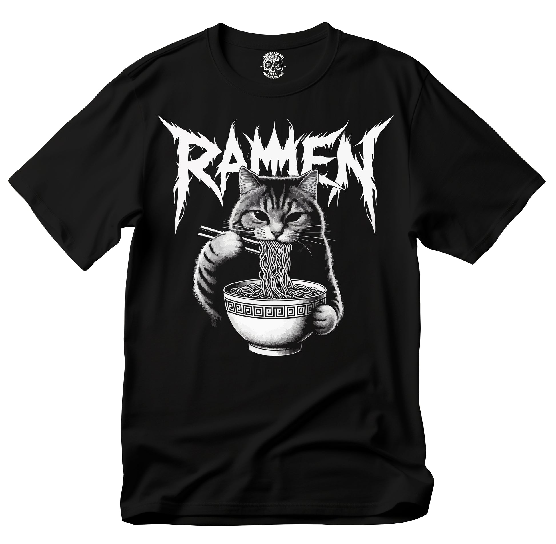 Cat Lover's Ramen T-Shirt, Ramen Cat T-Shirt | Cat Lover Gift, Kawaii Shirt, Alt Clothing, Anime Cat T-Shirt, Japanese Shirt, Foodies Shirt, Ramen Lover, Kitty Tee
