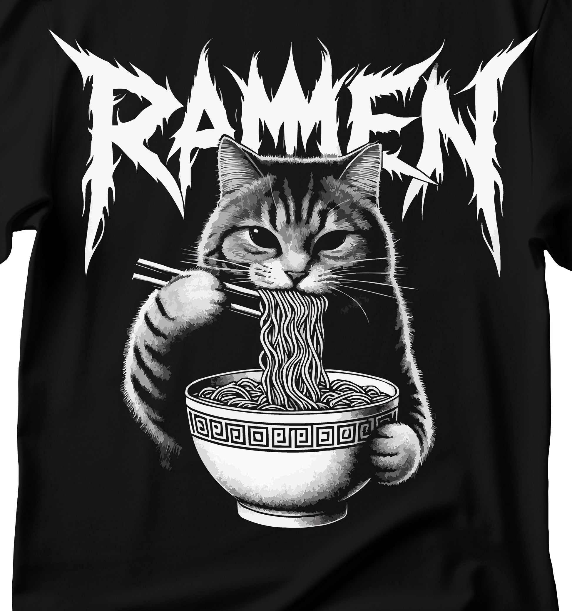 Cat Lover's Ramen T-Shirt, Ramen Cat T-Shirt | Cat Lover Gift, Kawaii Shirt, Alt Clothing, Anime Cat T-Shirt, Japanese Shirt, Foodies Shirt, Ramen Lover, Kitty Tee