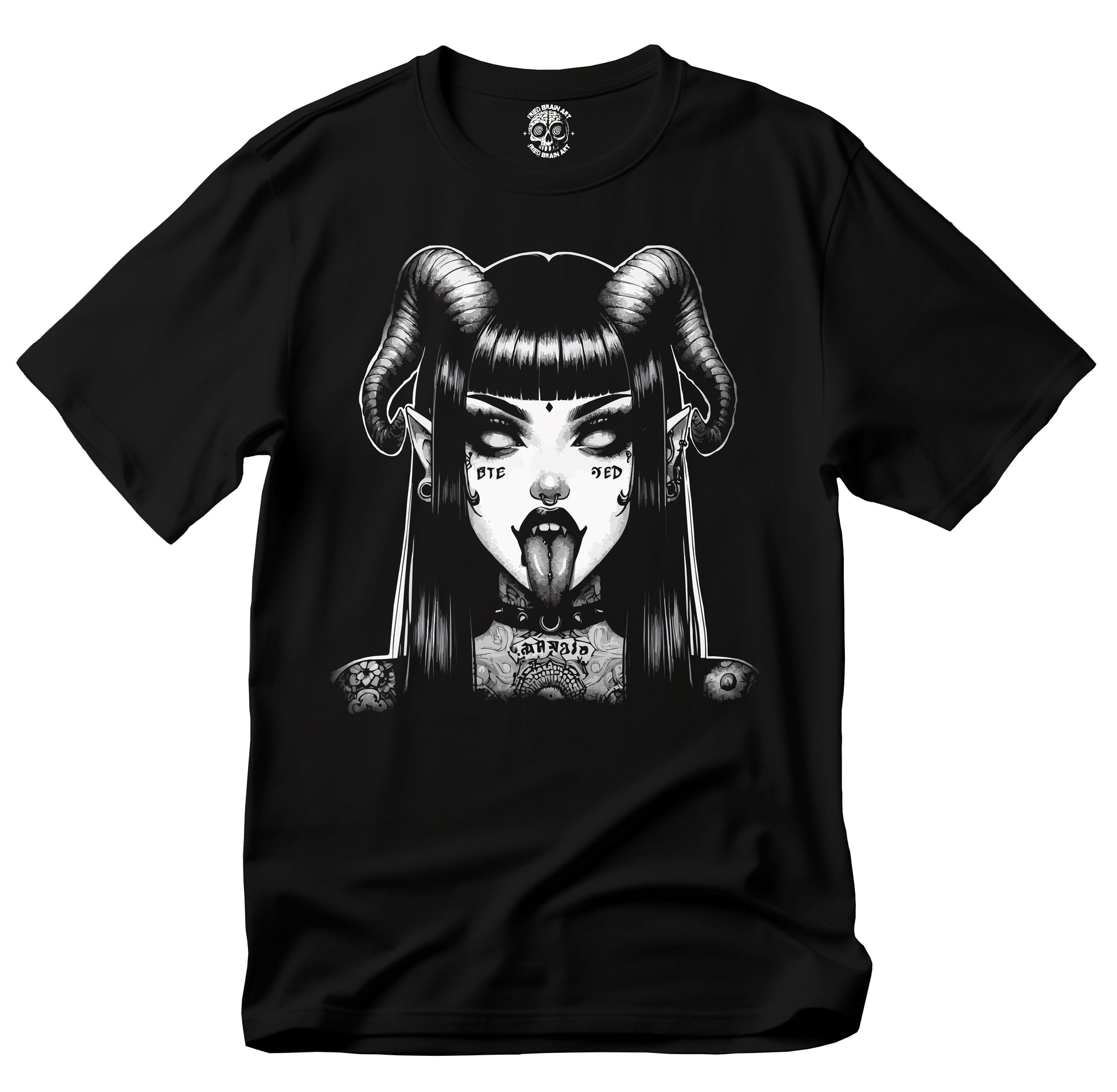 Gothic Demon T-Shirt | Edgy Graphic Tee for Alternative Fashion, Halloween Costume, Unique Gift, Streetwear Style