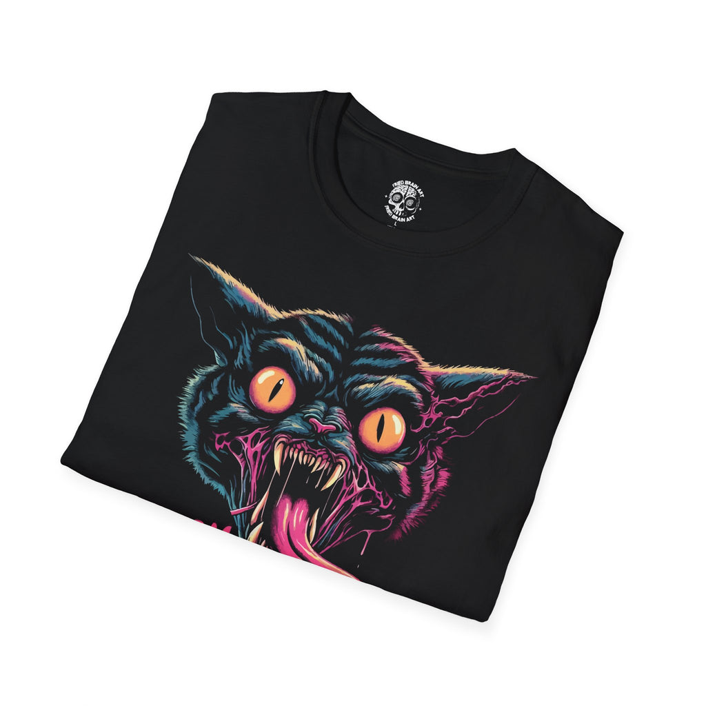 Gothic Cat T-Shirt | From Hell Graphic Tee, Unisex T-Shirt, Halloween Apparel, Gift for Cat Lovers, Edgy Fashion