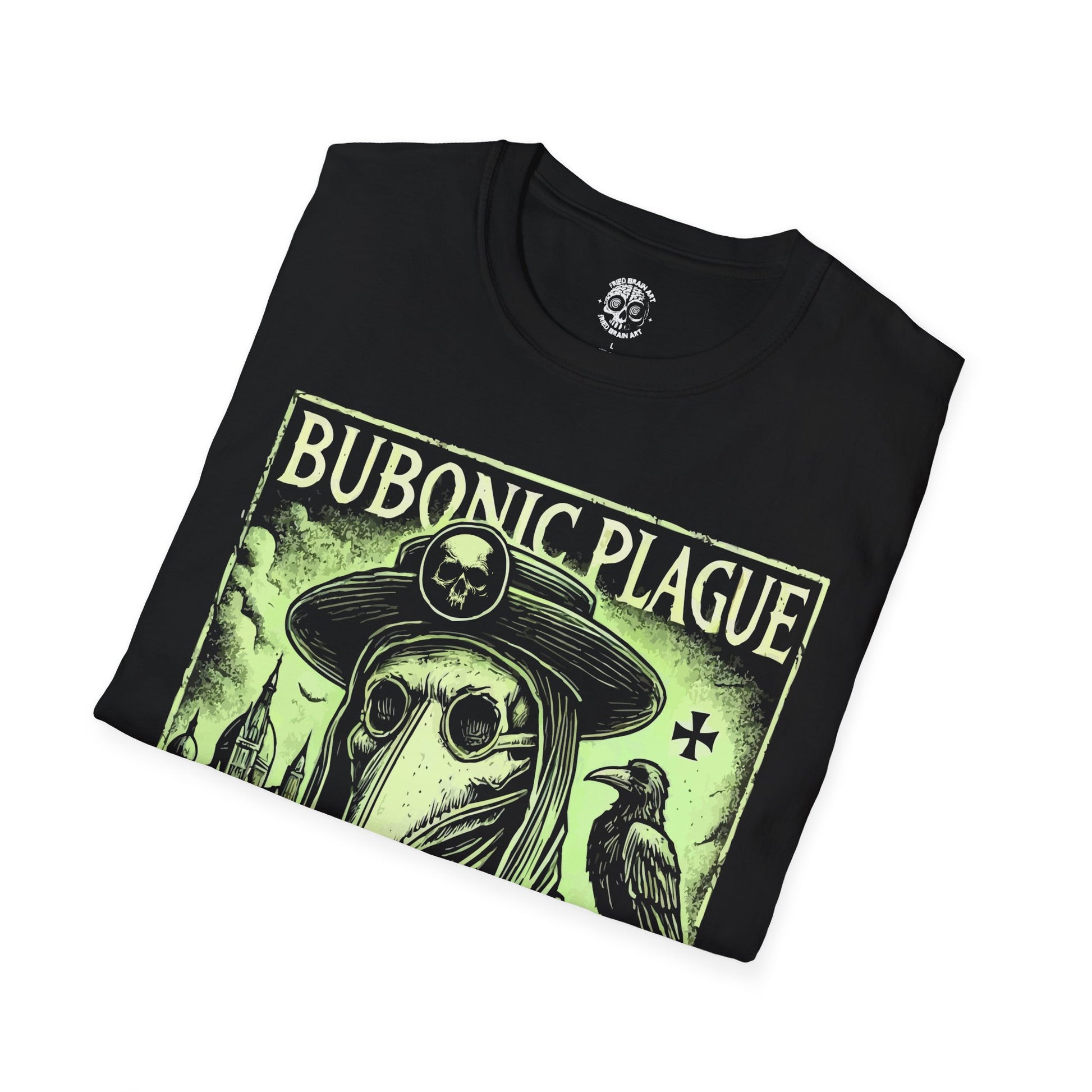 Bubonic Plague European Tour T-Shirt, Black Death T-Shirt | Plague Doctor Shirt | Gothic Grunge Clothing | Horror Goth Aesthetic | History Shirt | Dark Art Shirt