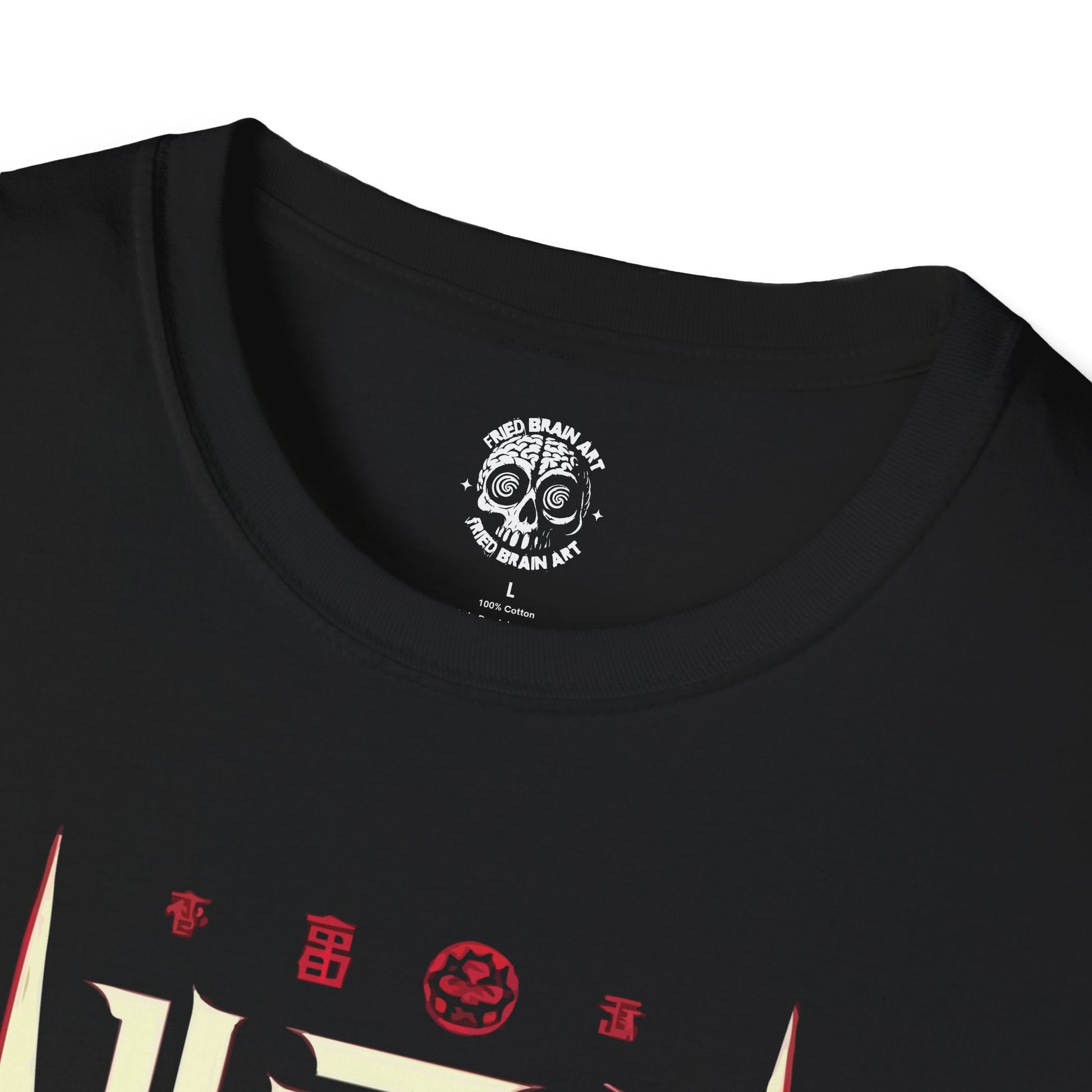 Japanese Demon Graphic T-Shirt, Japanese Demon Mask T-shirt,  Anime Fashion