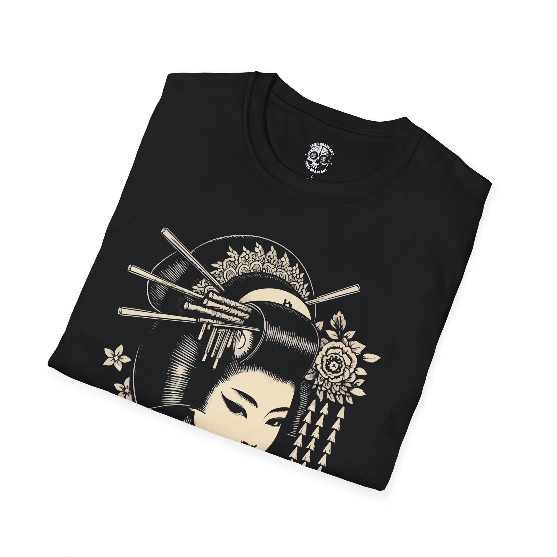 Vintage Japanese Geisha Unisex T-Shirt, Japanese geisha t-shirt, geisha t-shirt, Japanese art t-shirt